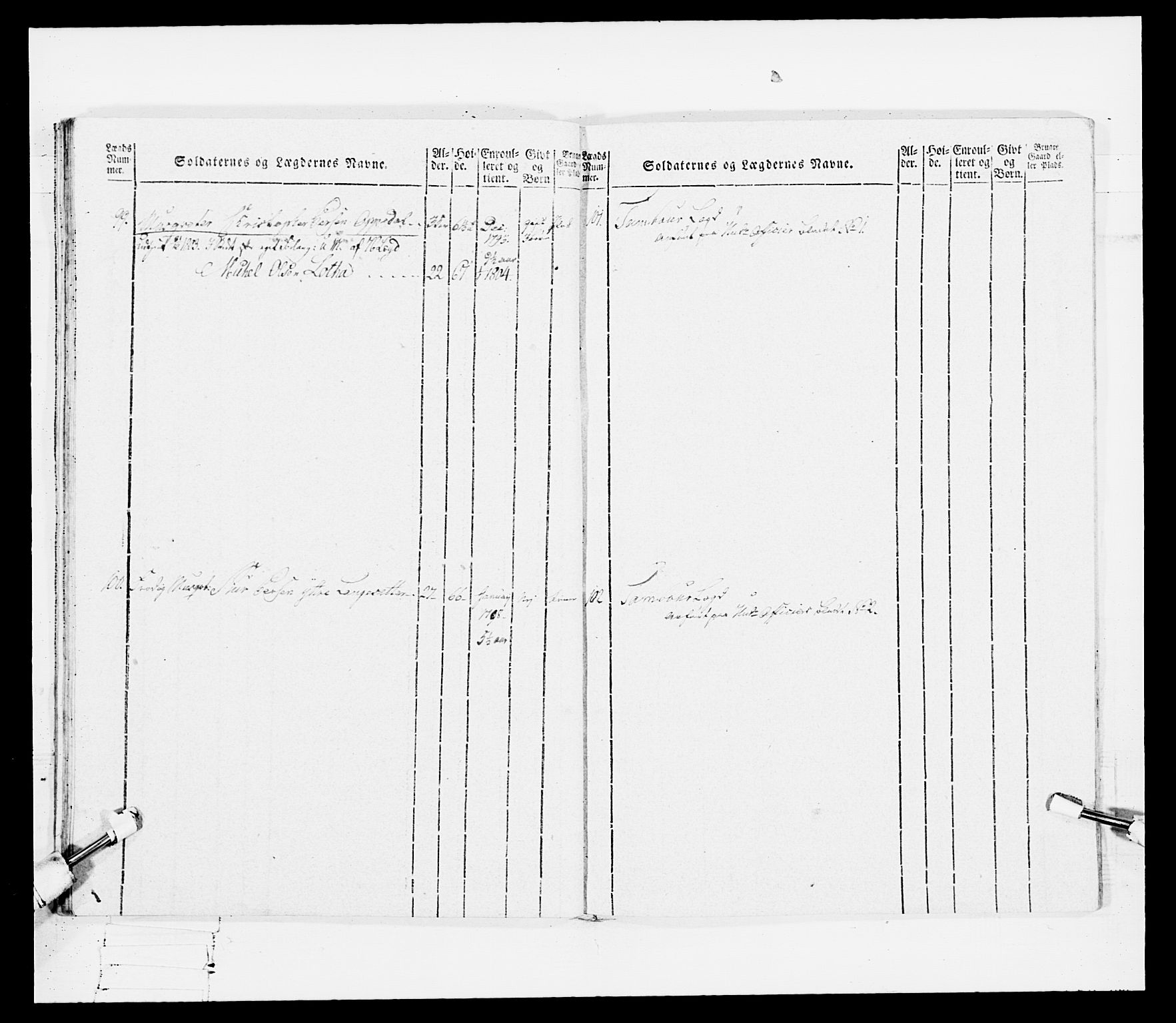 Generalitets- og kommissariatskollegiet, Det kongelige norske kommissariatskollegium, RA/EA-5420/E/Eh/L0097: Bergenhusiske nasjonale infanteriregiment, 1803-1807, s. 167