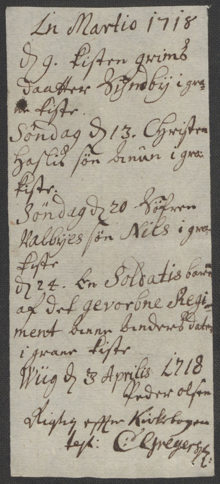 Rentekammeret inntil 1814, Reviderte regnskaper, Fogderegnskap, AV/RA-EA-4092/R33/L1988: Fogderegnskap Larvik grevskap, 1718, s. 177