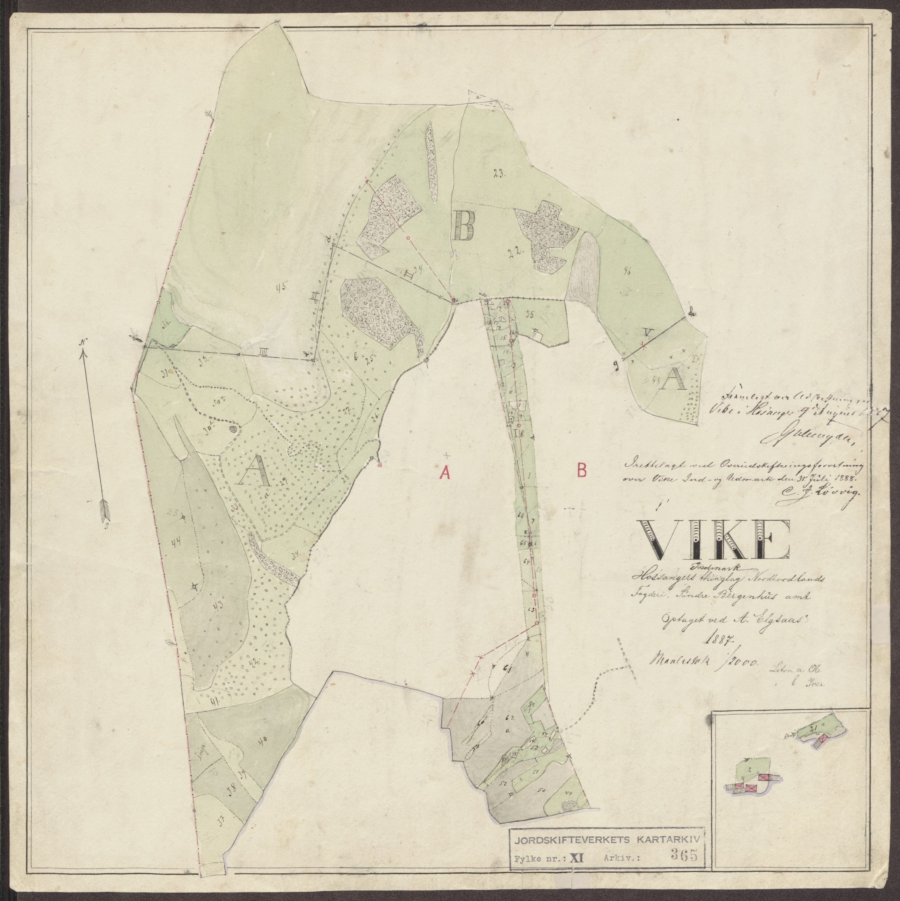 Jordskifteverkets kartarkiv, AV/RA-S-3929/T, 1859-1988, s. 469