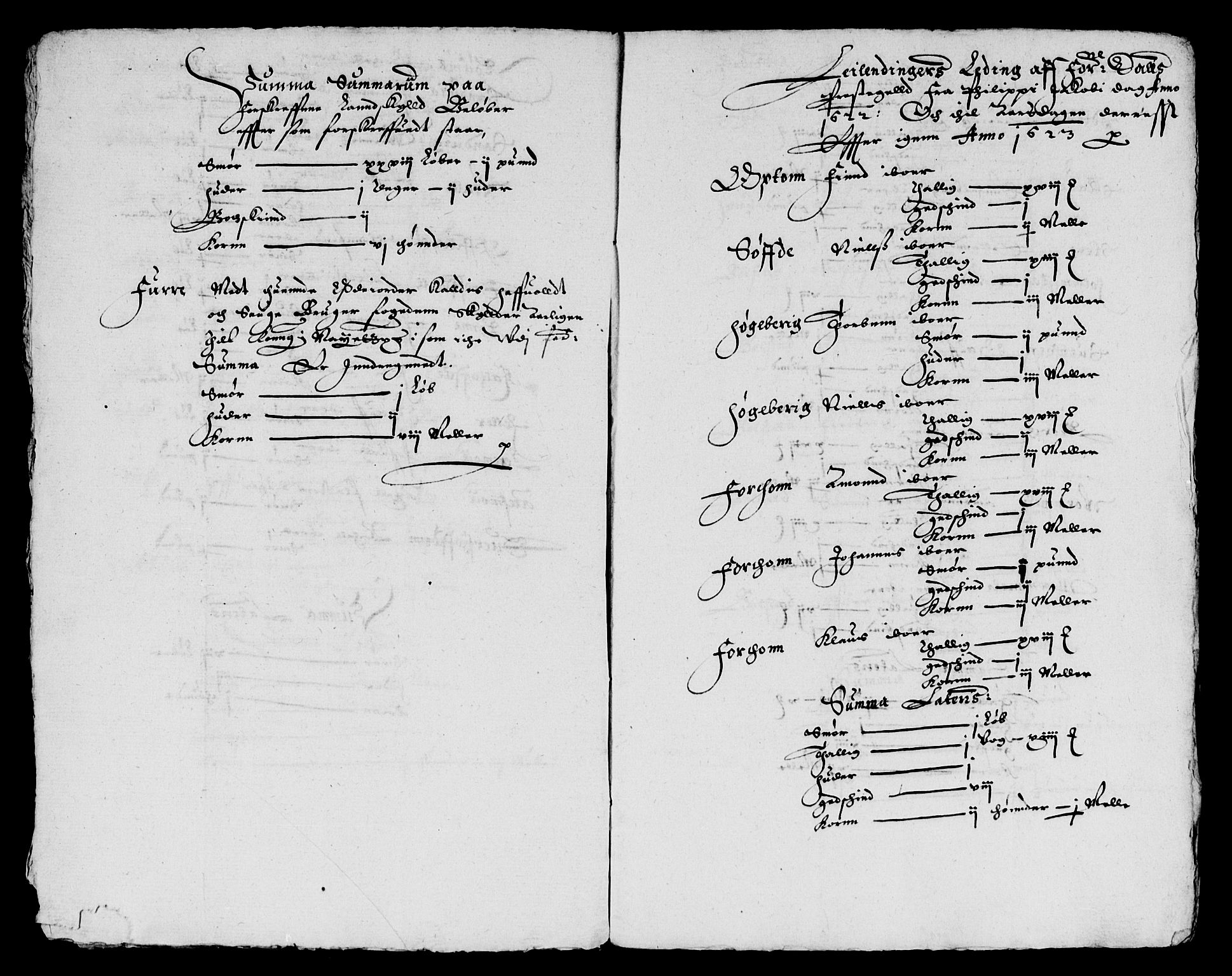 Rentekammeret inntil 1814, Reviderte regnskaper, Lensregnskaper, AV/RA-EA-5023/R/Rb/Rbt/L0035: Bergenhus len, 1622-1624