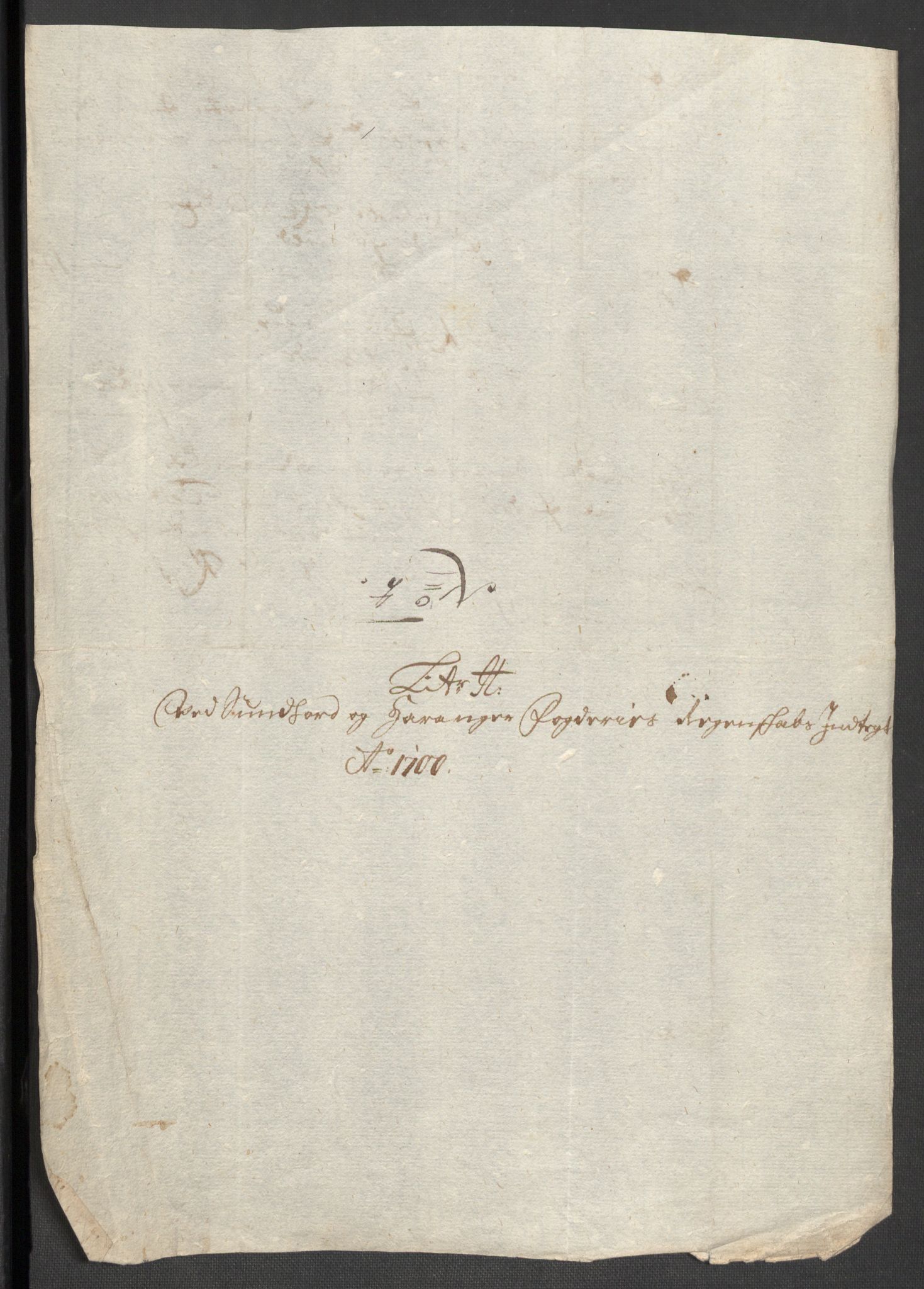 Rentekammeret inntil 1814, Reviderte regnskaper, Fogderegnskap, AV/RA-EA-4092/R48/L2979: Fogderegnskap Sunnhordland og Hardanger, 1700-1701, s. 135