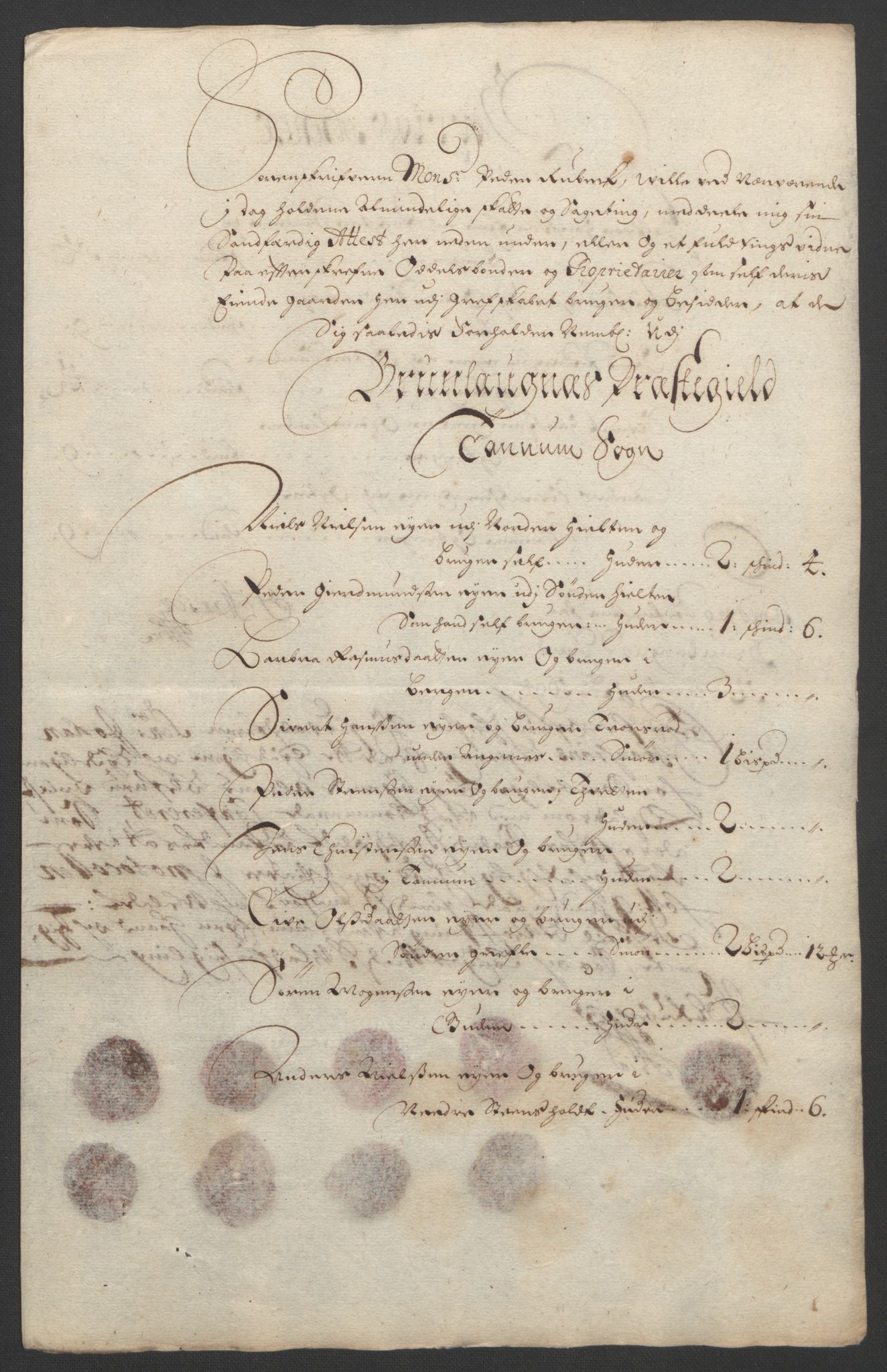 Rentekammeret inntil 1814, Reviderte regnskaper, Fogderegnskap, AV/RA-EA-4092/R33/L1974: Fogderegnskap Larvik grevskap, 1693-1695, s. 135