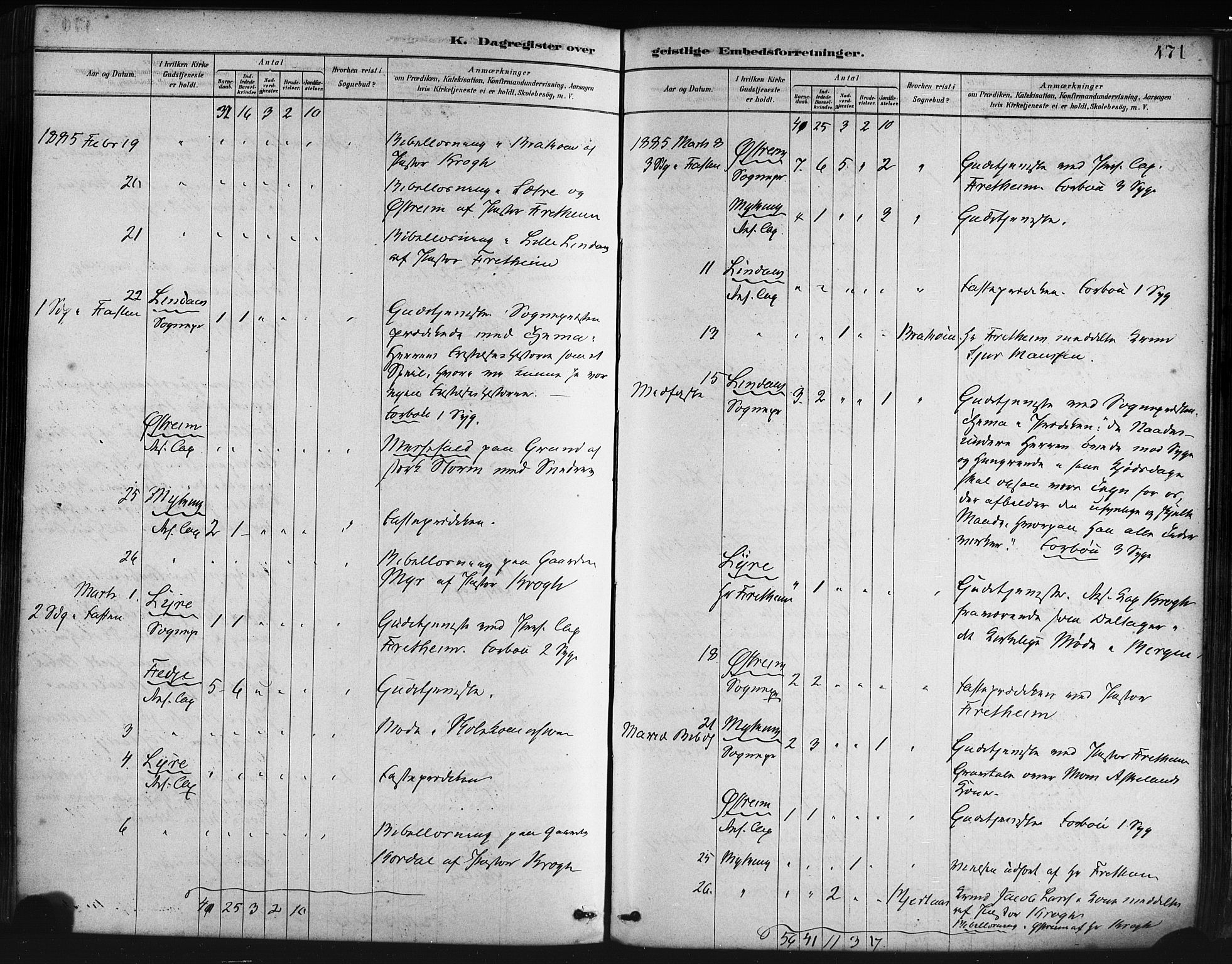 Lindås Sokneprestembete, AV/SAB-A-76701/H/Haa/Haaa/L0019: Ministerialbok nr. A 19, 1878-1912, s. 471