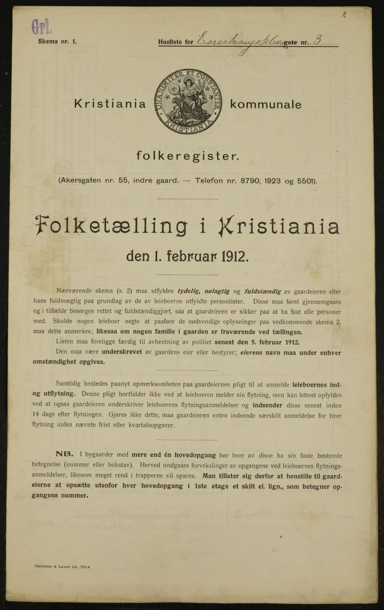 OBA, Kommunal folketelling 1.2.1912 for Kristiania, 1912, s. 21647