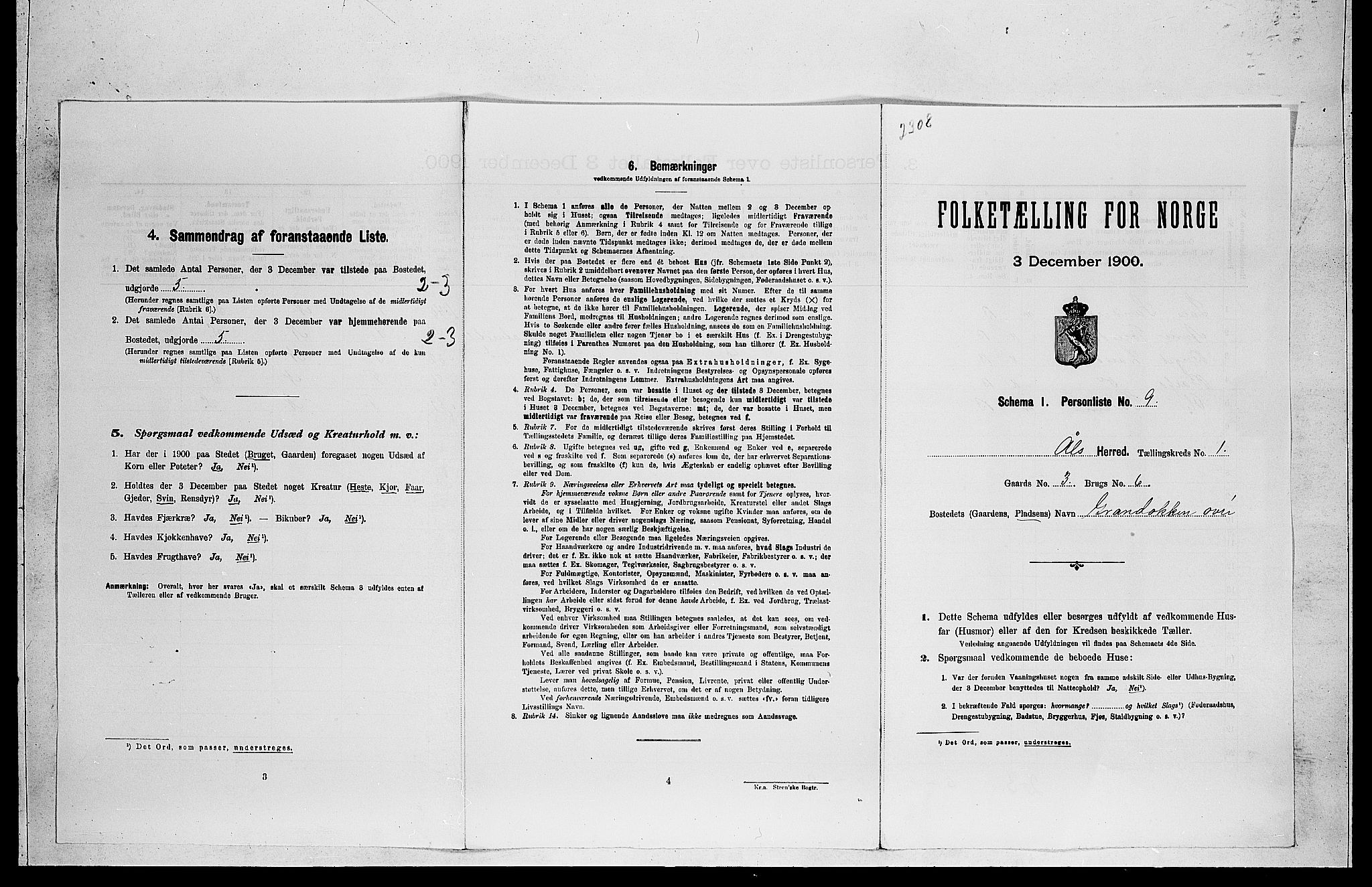 RA, Folketelling 1900 for 0619 Ål herred, 1900, s. 125