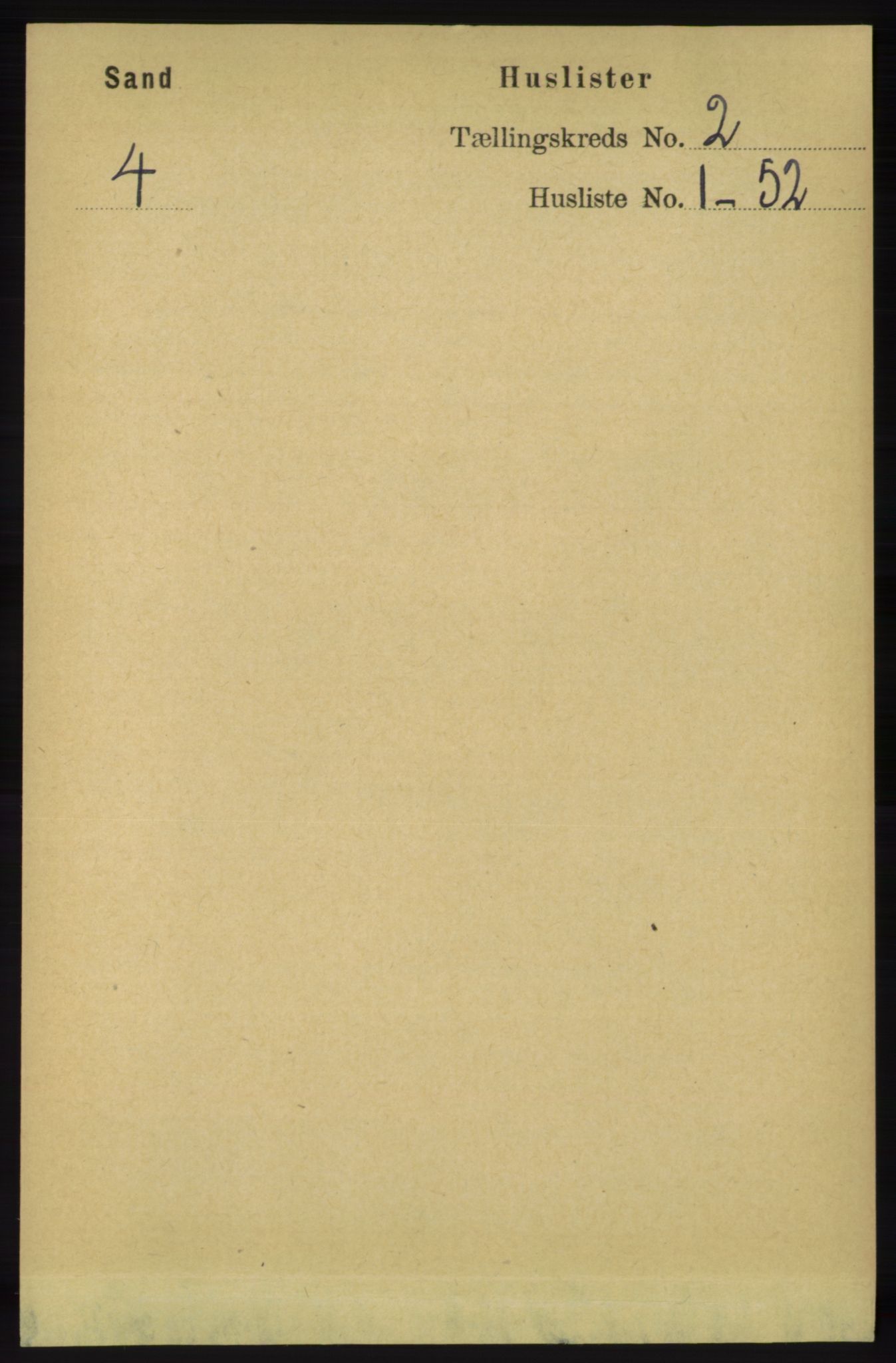 RA, Folketelling 1891 for 1136 Sand herred, 1891, s. 283