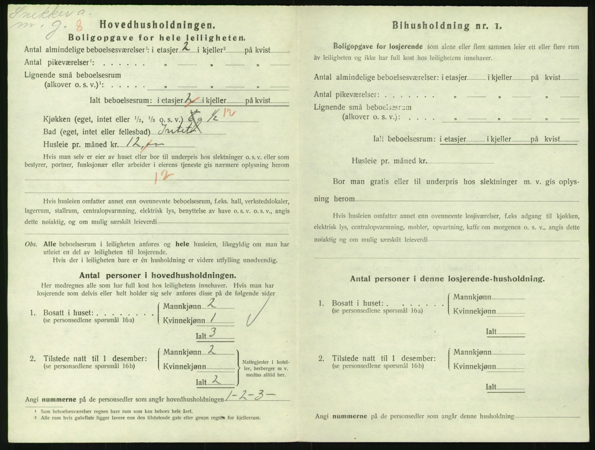 SAH, Folketelling 1920 for 0501 Lillehammer kjøpstad, 1920, s. 2201