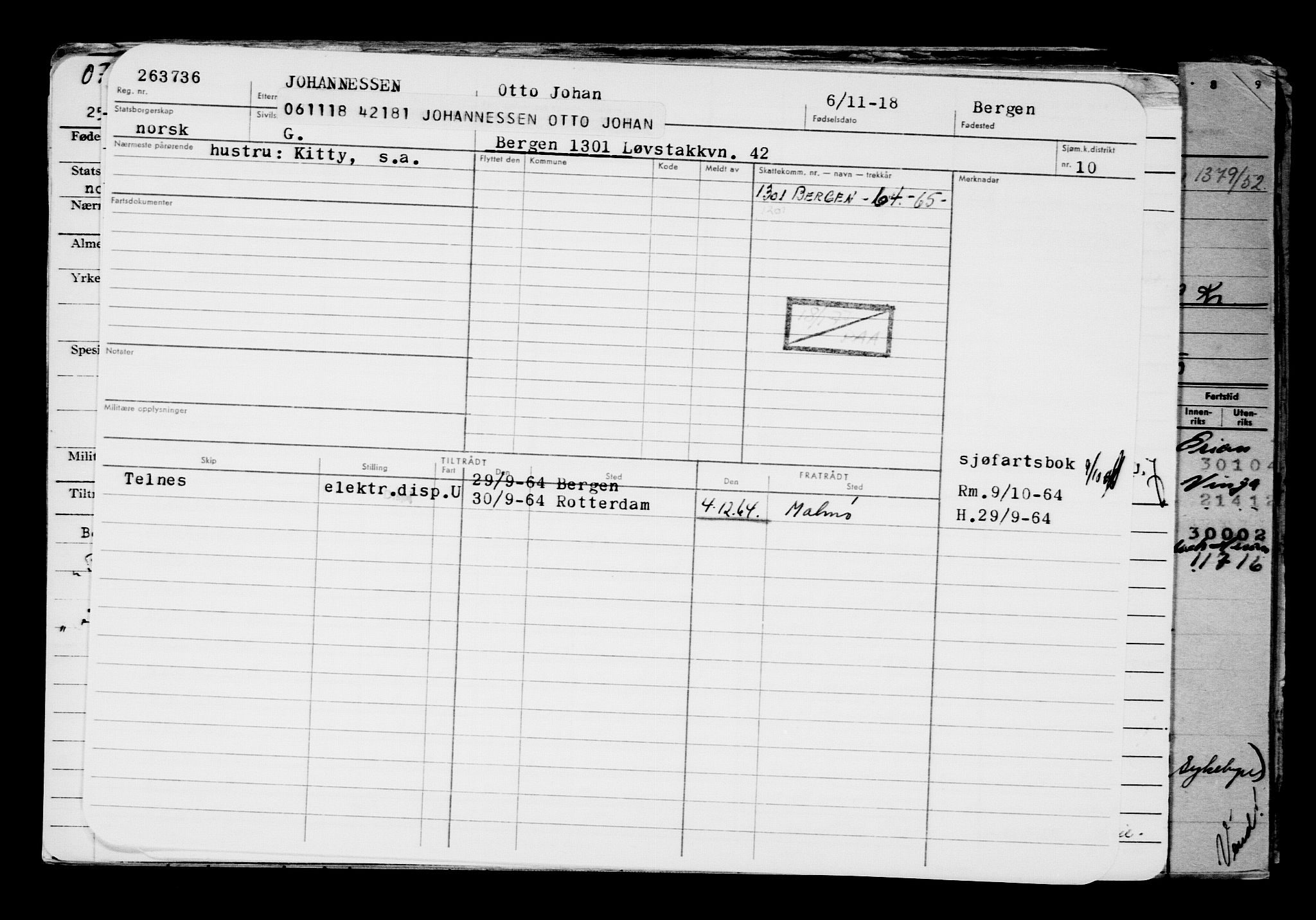 Direktoratet for sjømenn, AV/RA-S-3545/G/Gb/L0163: Hovedkort, 1918, s. 756