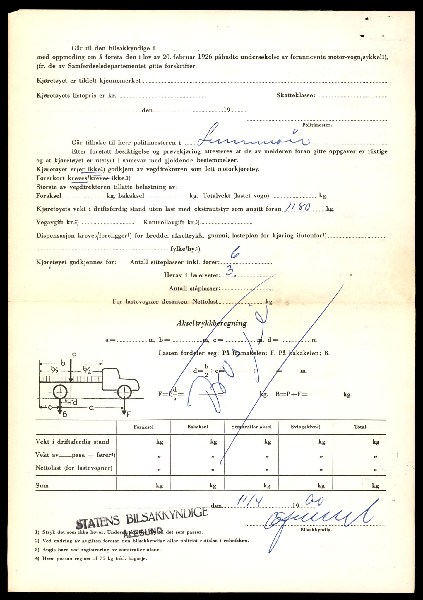 Møre og Romsdal vegkontor - Ålesund trafikkstasjon, AV/SAT-A-4099/F/Fe/L0009: Registreringskort for kjøretøy T 896 - T 1049, 1927-1998, s. 912