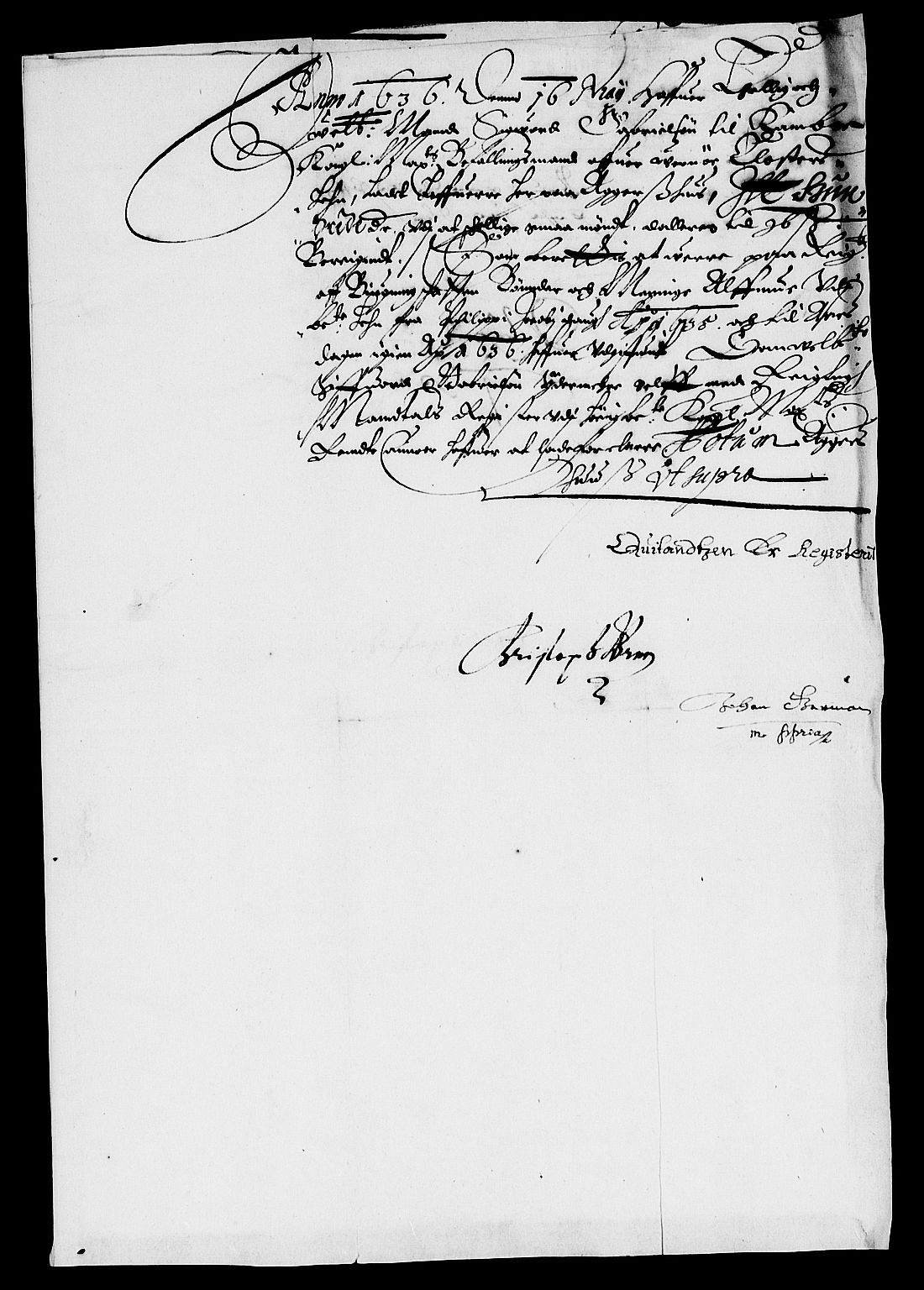 Rentekammeret inntil 1814, Reviderte regnskaper, Lensregnskaper, AV/RA-EA-5023/R/Rb/Rbg/L0004: Verne kloster len, 1635-1639