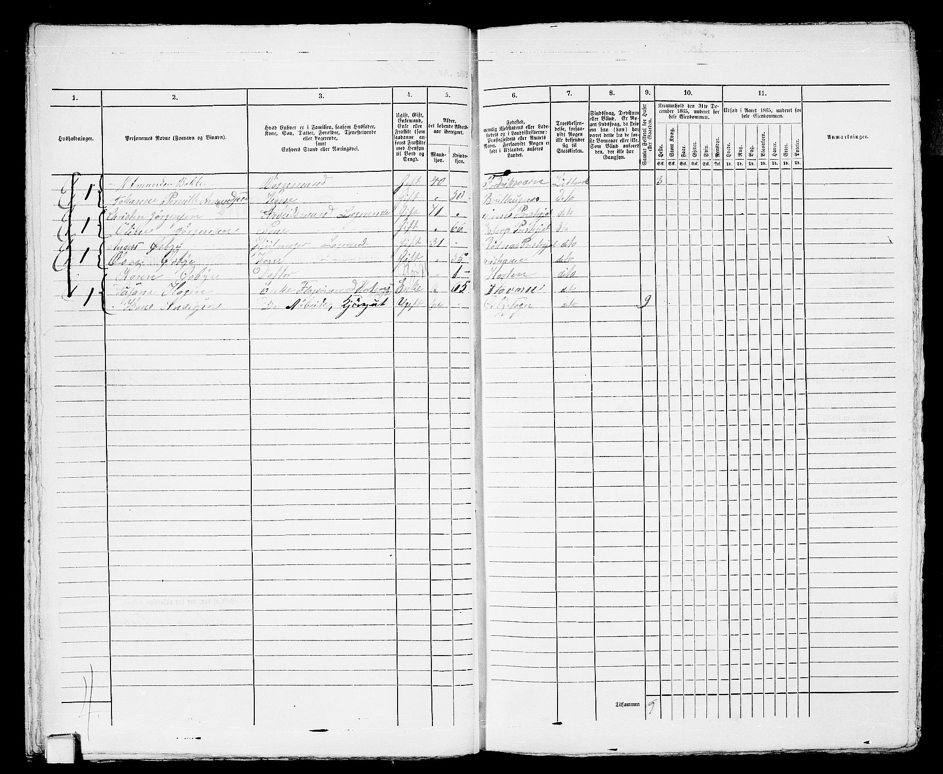 RA, Folketelling 1865 for 0703 Horten ladested, 1865, s. 476