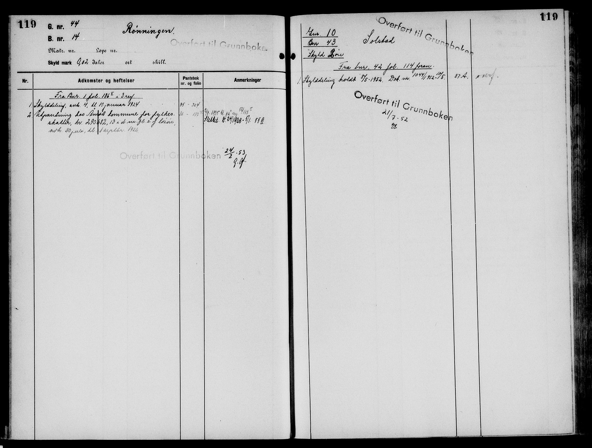 Sør-Østerdal sorenskriveri, AV/SAH-TING-018/H/Ha/Hac/L0054: Panteregister nr. 5, 1894-1954, s. 119