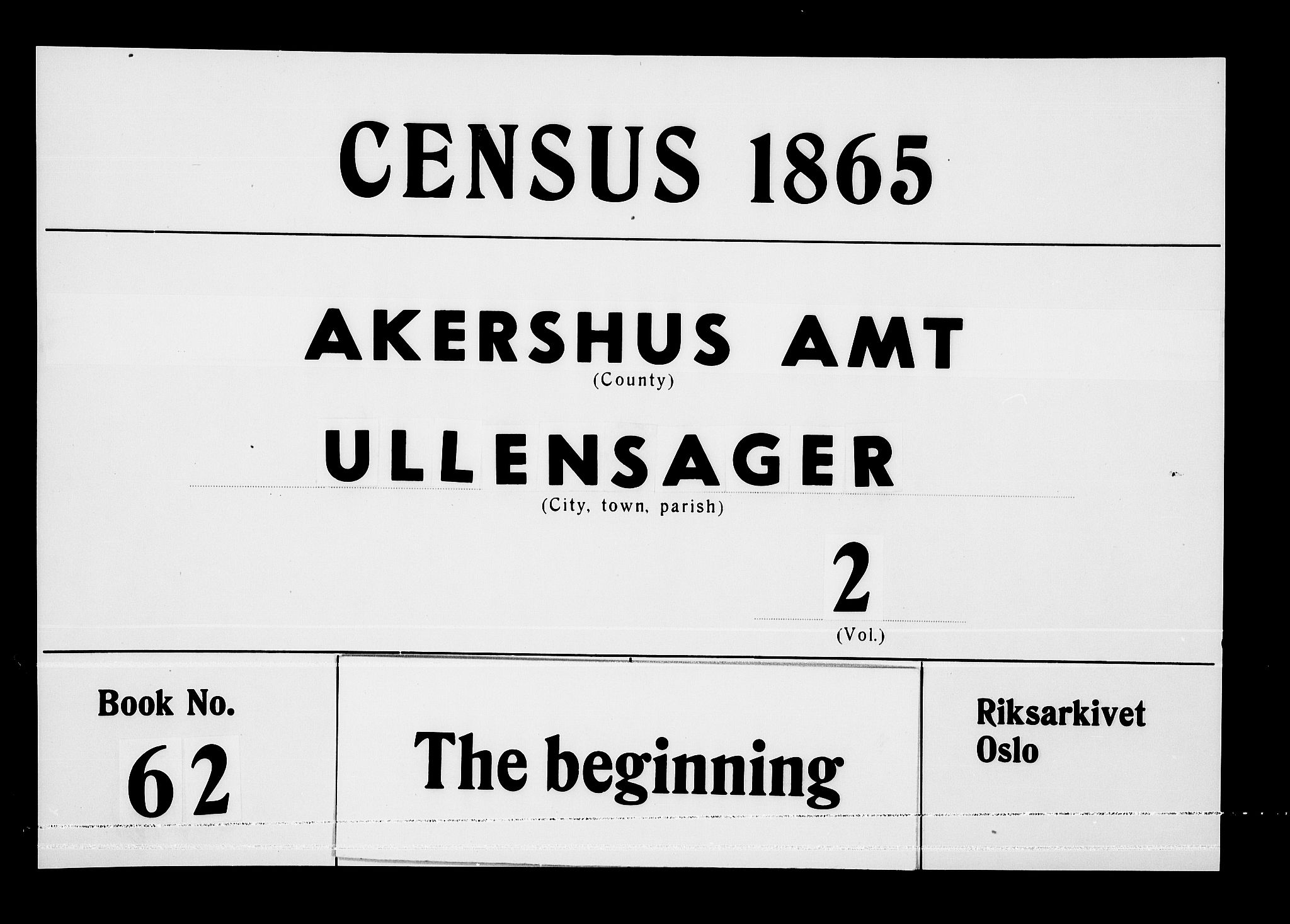 RA, Folketelling 1865 for 0235P Ullensaker prestegjeld, 1865, s. 191