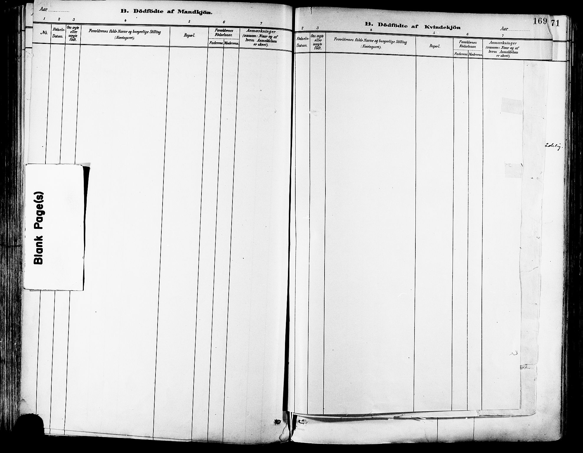 Ministerialprotokoller, klokkerbøker og fødselsregistre - Møre og Romsdal, AV/SAT-A-1454/529/L0455: Ministerialbok nr. 529A05, 1885-1893, s. 169