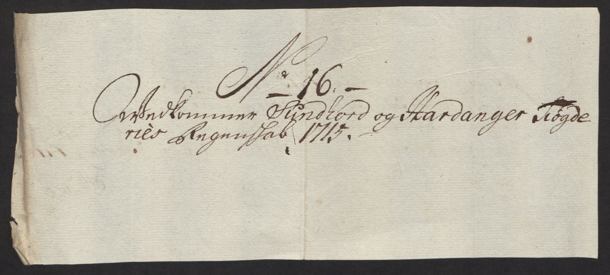 Rentekammeret inntil 1814, Reviderte regnskaper, Fogderegnskap, AV/RA-EA-4092/R48/L2991: Fogderegnskap Sunnhordland og Hardanger, 1715, s. 173