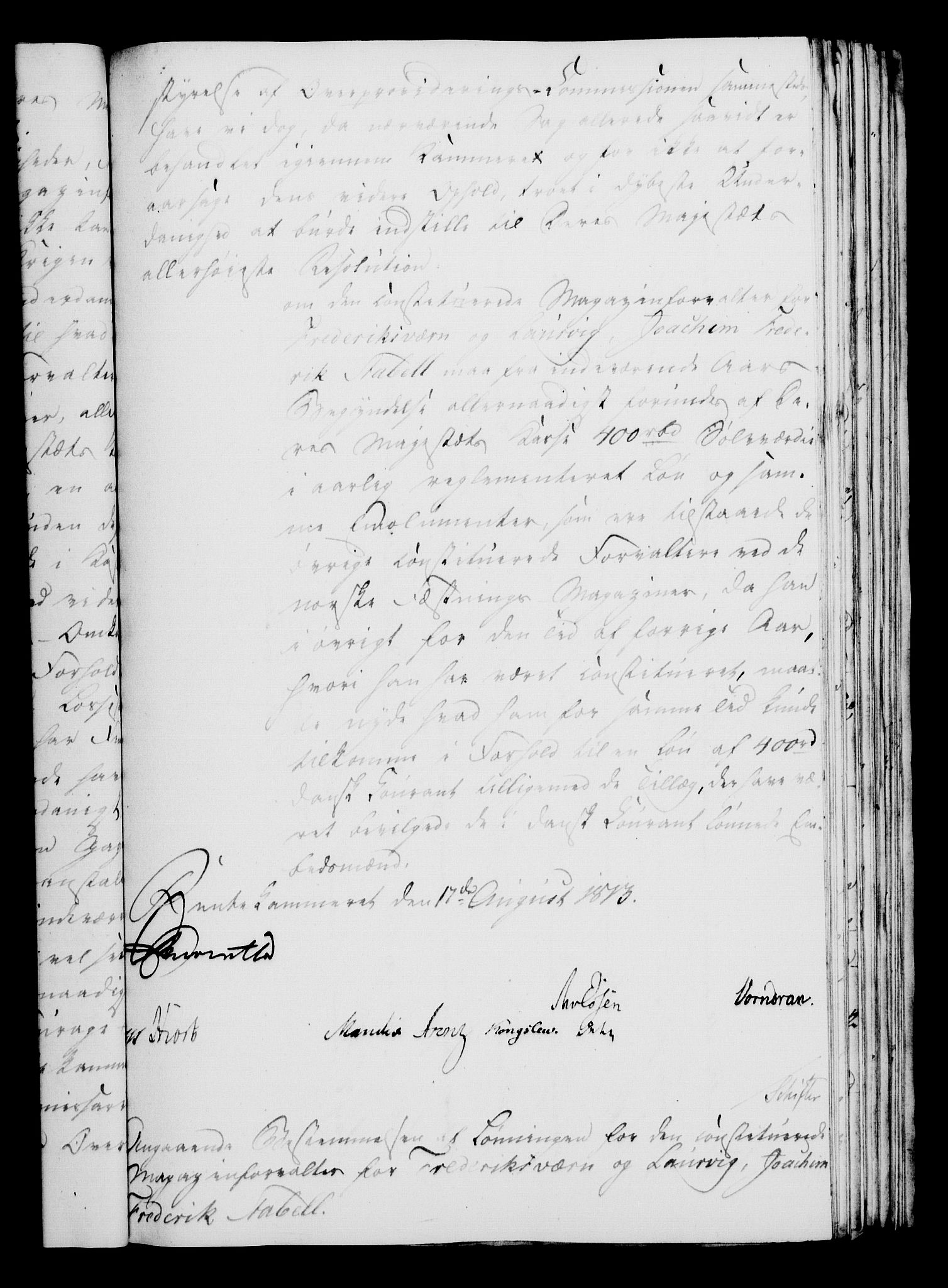 Rentekammeret, Kammerkanselliet, RA/EA-3111/G/Gf/Gfa/L0095: Norsk relasjons- og resolusjonsprotokoll (merket RK 52.95), 1813-1814, s. 451