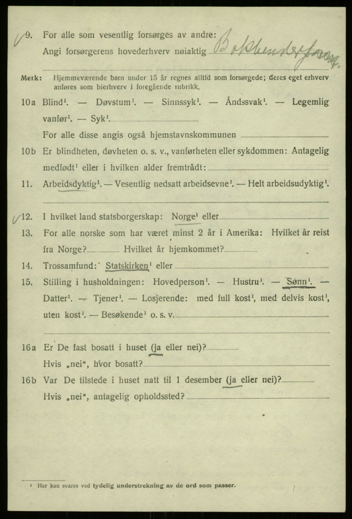 SAB, Folketelling 1920 for 1301 Bergen kjøpstad, 1920, s. 173862