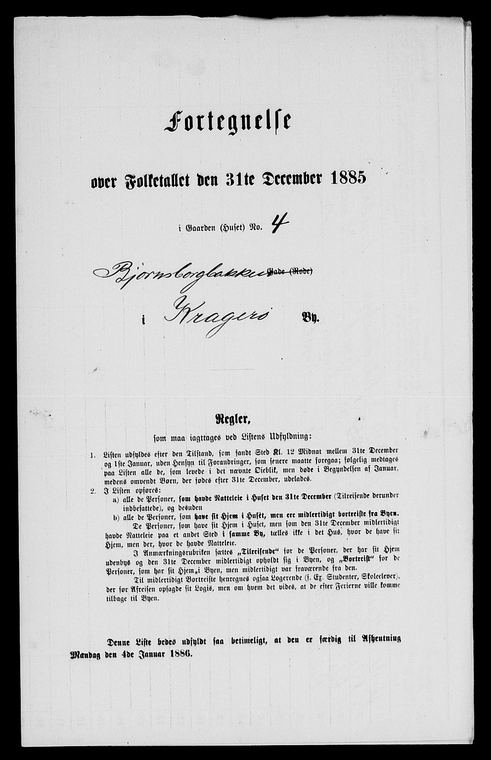 SAKO, Folketelling 1885 for 0801 Kragerø kjøpstad, 1885, s. 894