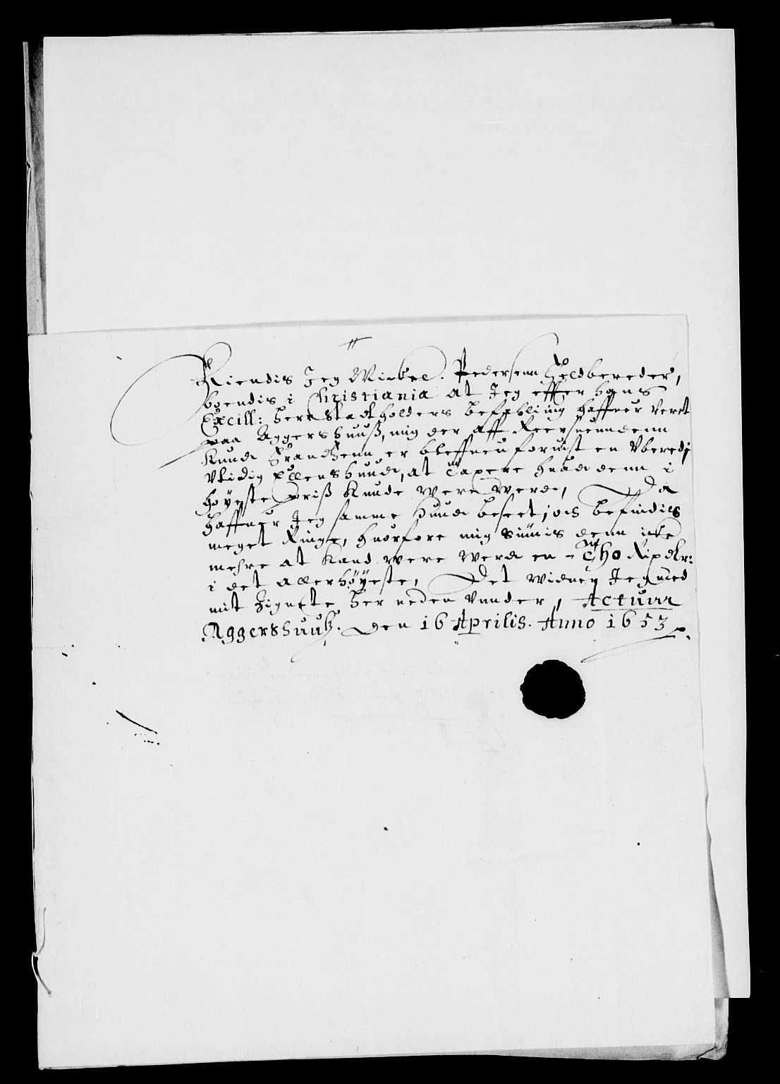 Rentekammeret inntil 1814, Reviderte regnskaper, Lensregnskaper, AV/RA-EA-5023/R/Rb/Rba/L0209: Akershus len, 1651-1653