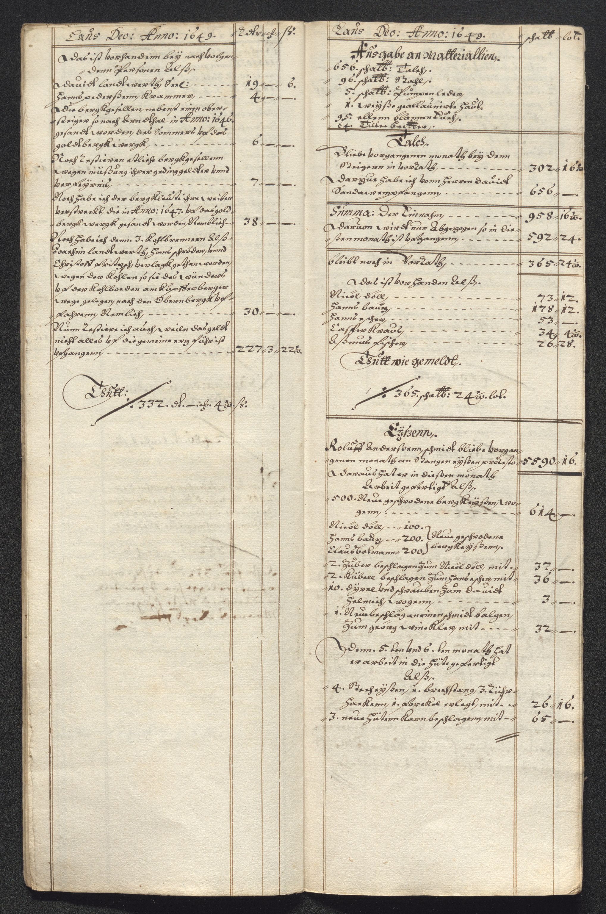 Kongsberg Sølvverk 1623-1816, AV/SAKO-EA-3135/001/D/Dc/Dcd/L0023: Utgiftsregnskap for gruver m.m., 1649, s. 483