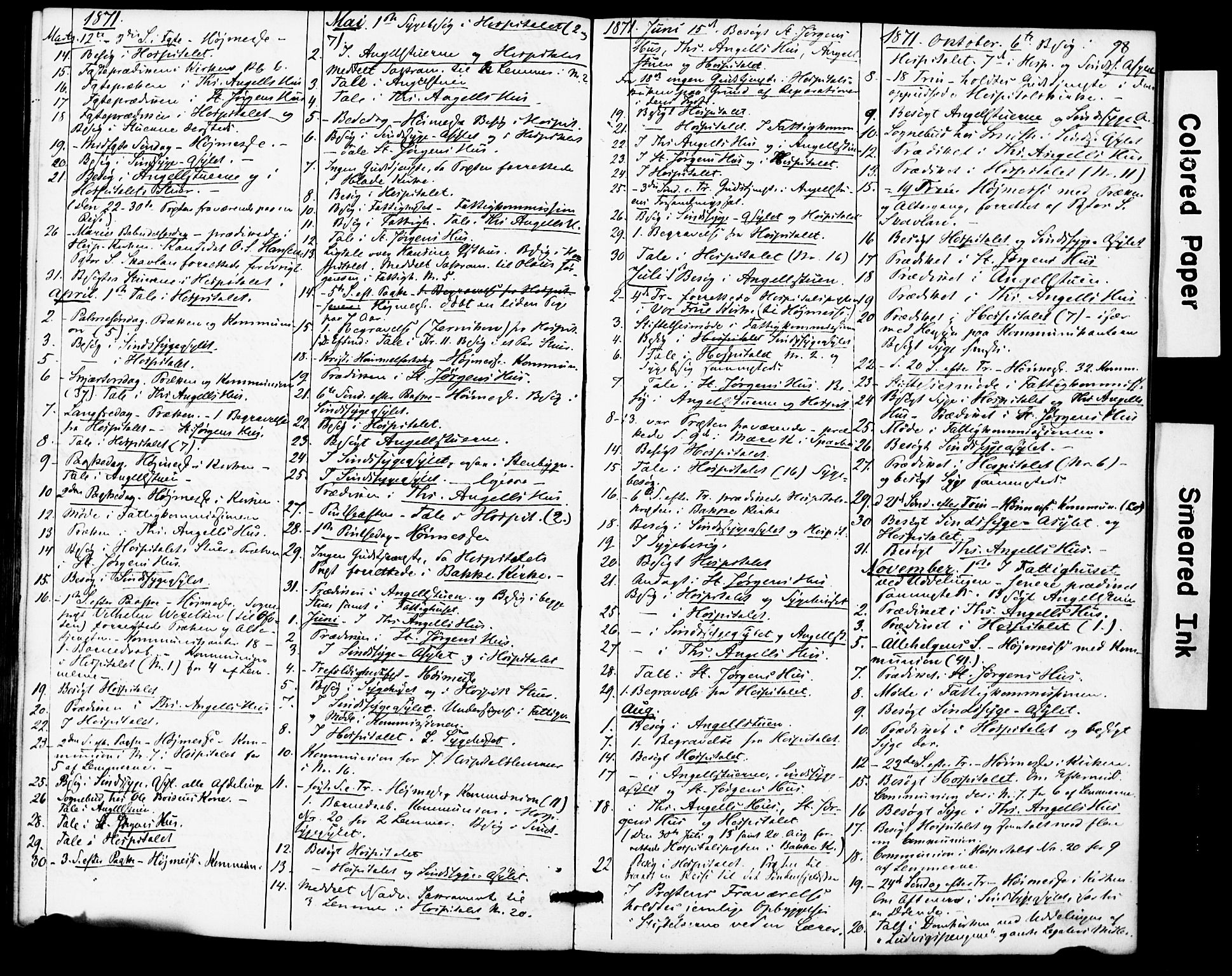 Ministerialprotokoller, klokkerbøker og fødselsregistre - Sør-Trøndelag, SAT/A-1456/623/L0469: Ministerialbok nr. 623A03, 1868-1883, s. 98