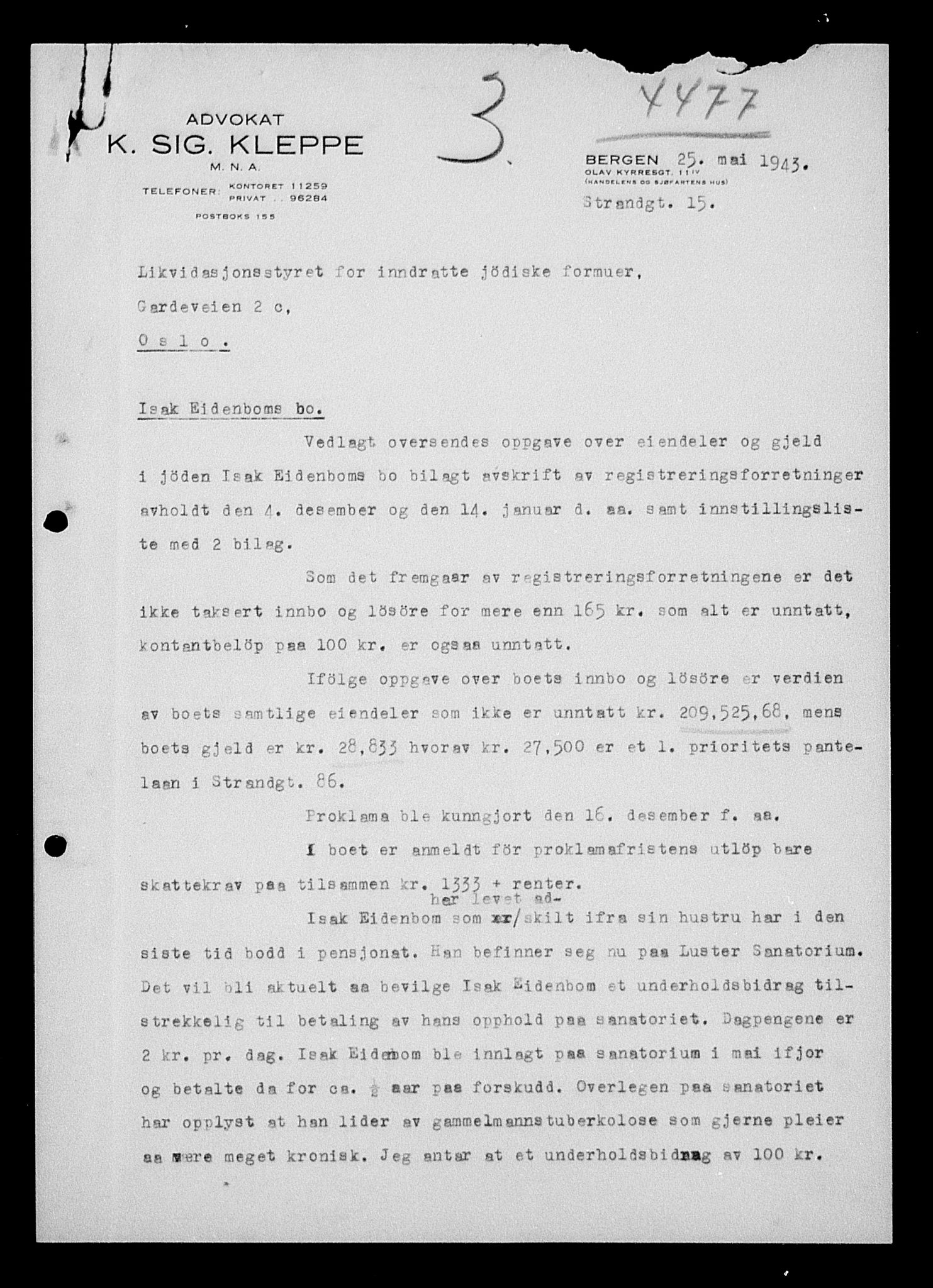 Justisdepartementet, Tilbakeføringskontoret for inndratte formuer, AV/RA-S-1564/H/Hc/Hcd/L0994: --, 1945-1947, s. 601