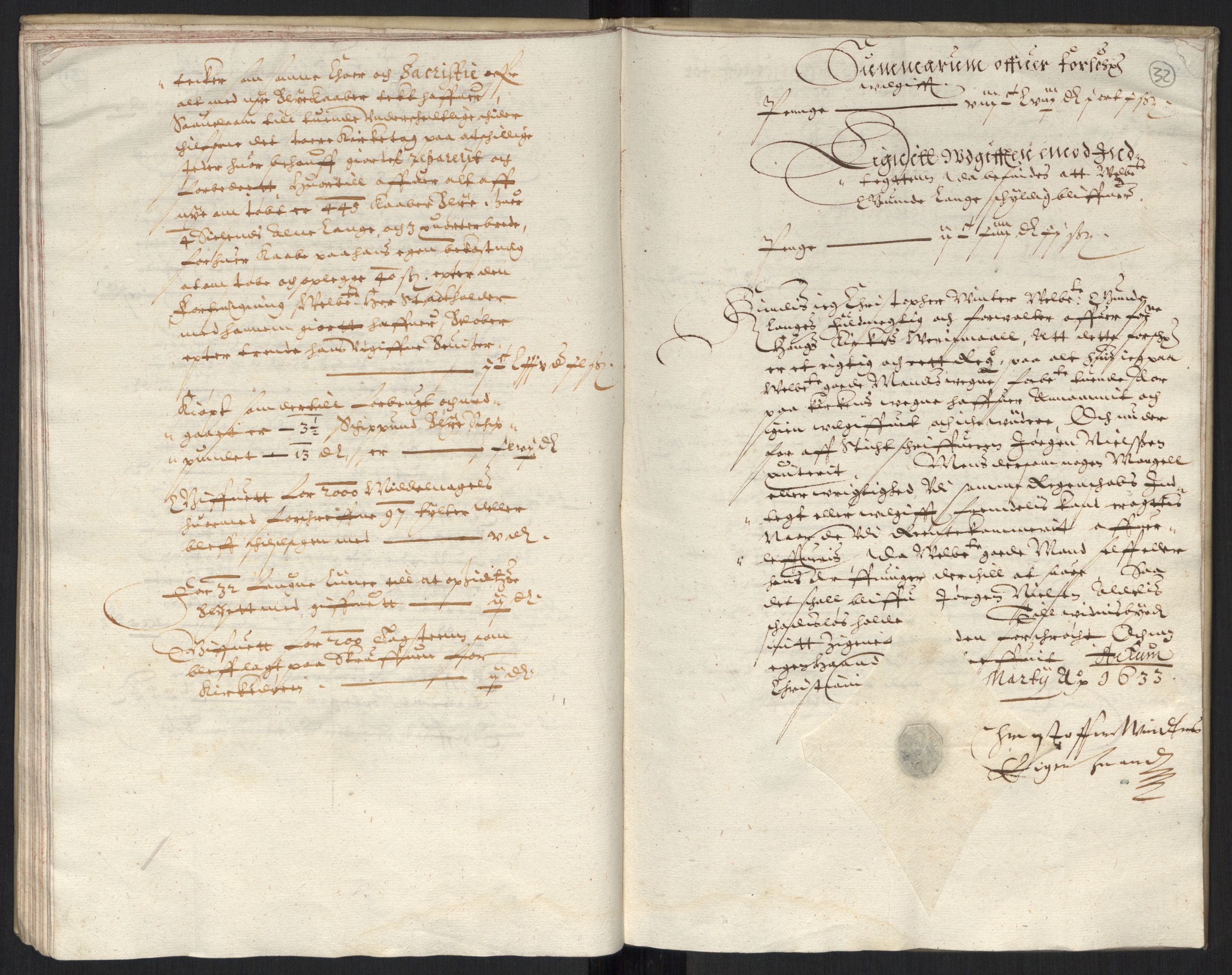 Rentekammeret inntil 1814, Reviderte regnskaper, Kirkeregnskap, AV/RA-EA-4067/Ra/L0004/0004: Kirkeregnskap / Noen resterende kirkeregnskaper for Oslo stift i Jens Juels tid, 1615-1628, s. 31b-32a