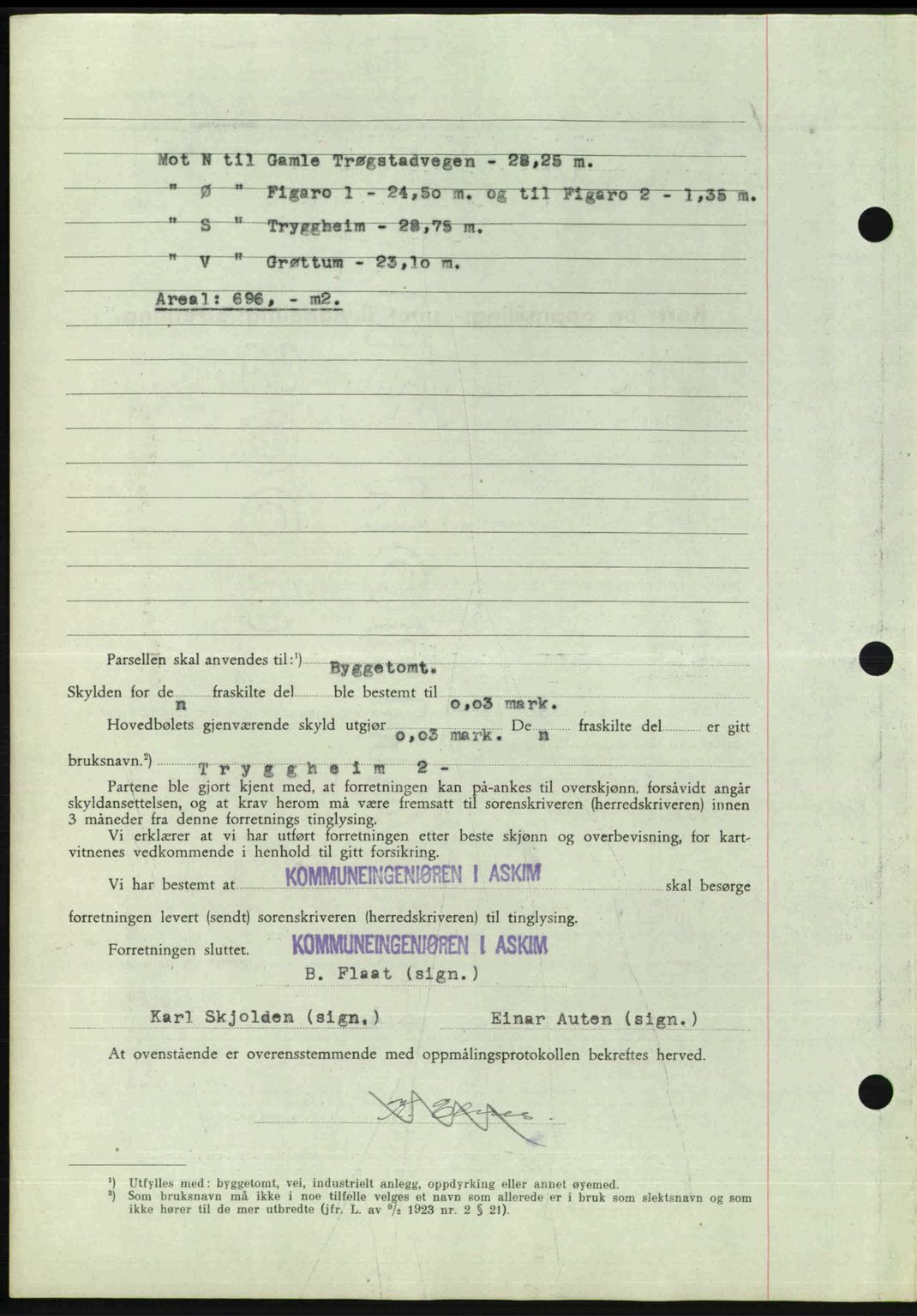 Rakkestad sorenskriveri, AV/SAO-A-10686/G/Gb/Gba/Gbab/L0012a: Pantebok nr. A12 I, 1945-1946, Dagboknr: 213/1946