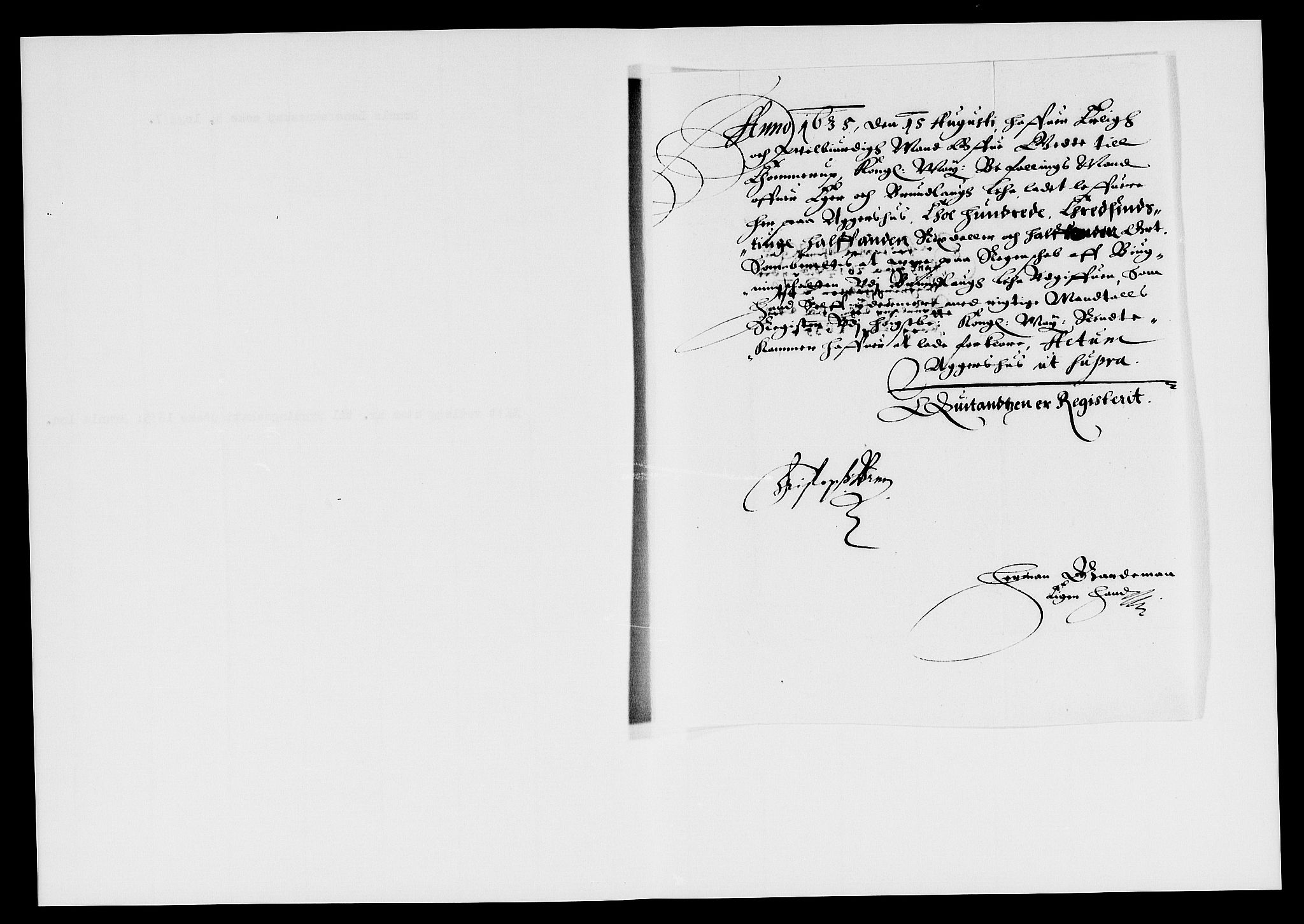 Rentekammeret inntil 1814, Reviderte regnskaper, Lensregnskaper, AV/RA-EA-5023/R/Rb/Rbl/L0005: Brunla len med Eiker len 1626-37, 1632-1635