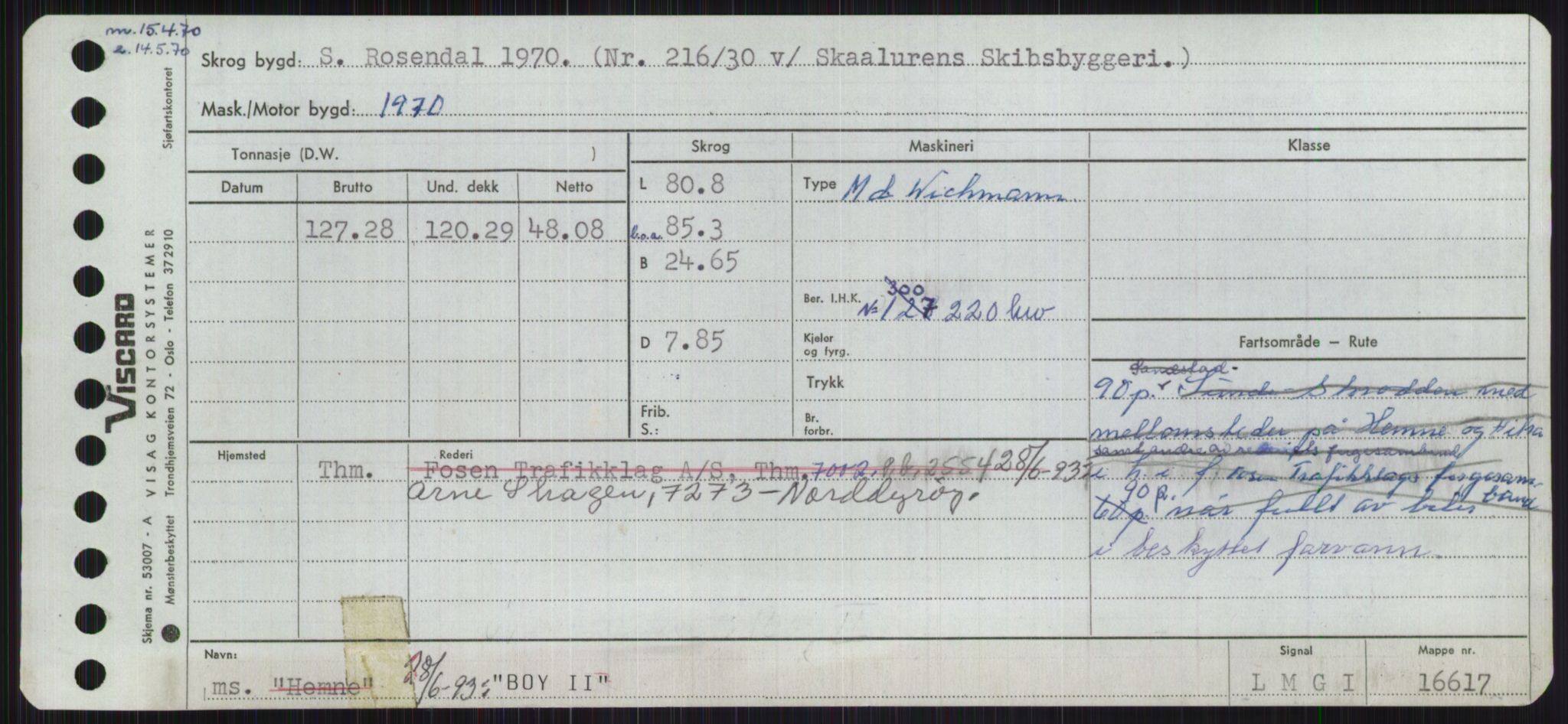 Sjøfartsdirektoratet med forløpere, Skipsmålingen, RA/S-1627/H/Ha/L0001/0002: Fartøy, A-Eig / Fartøy Bjør-Eig, s. 215