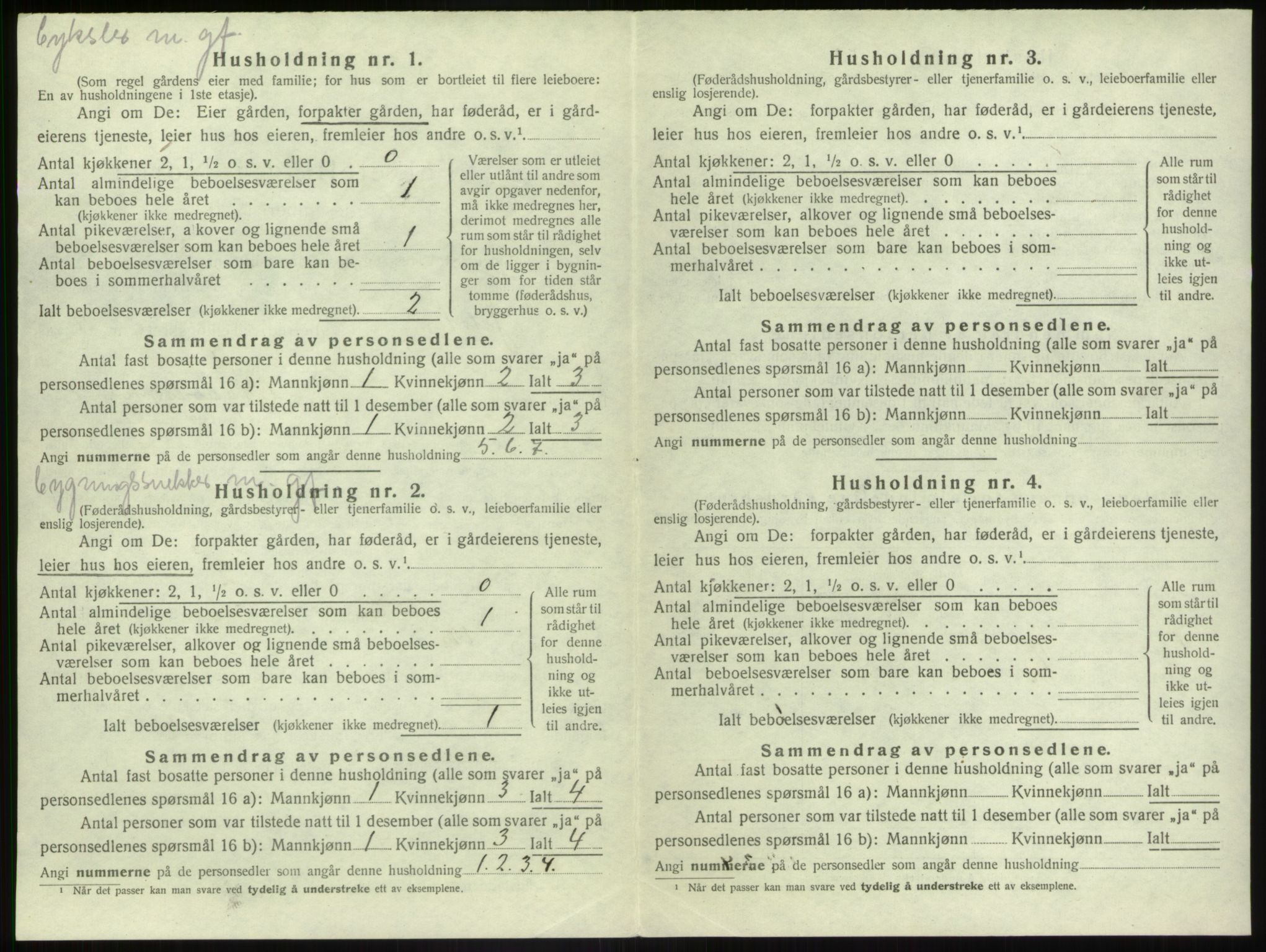 SAB, Folketelling 1920 for 1431 Jølster herred, 1920, s. 684