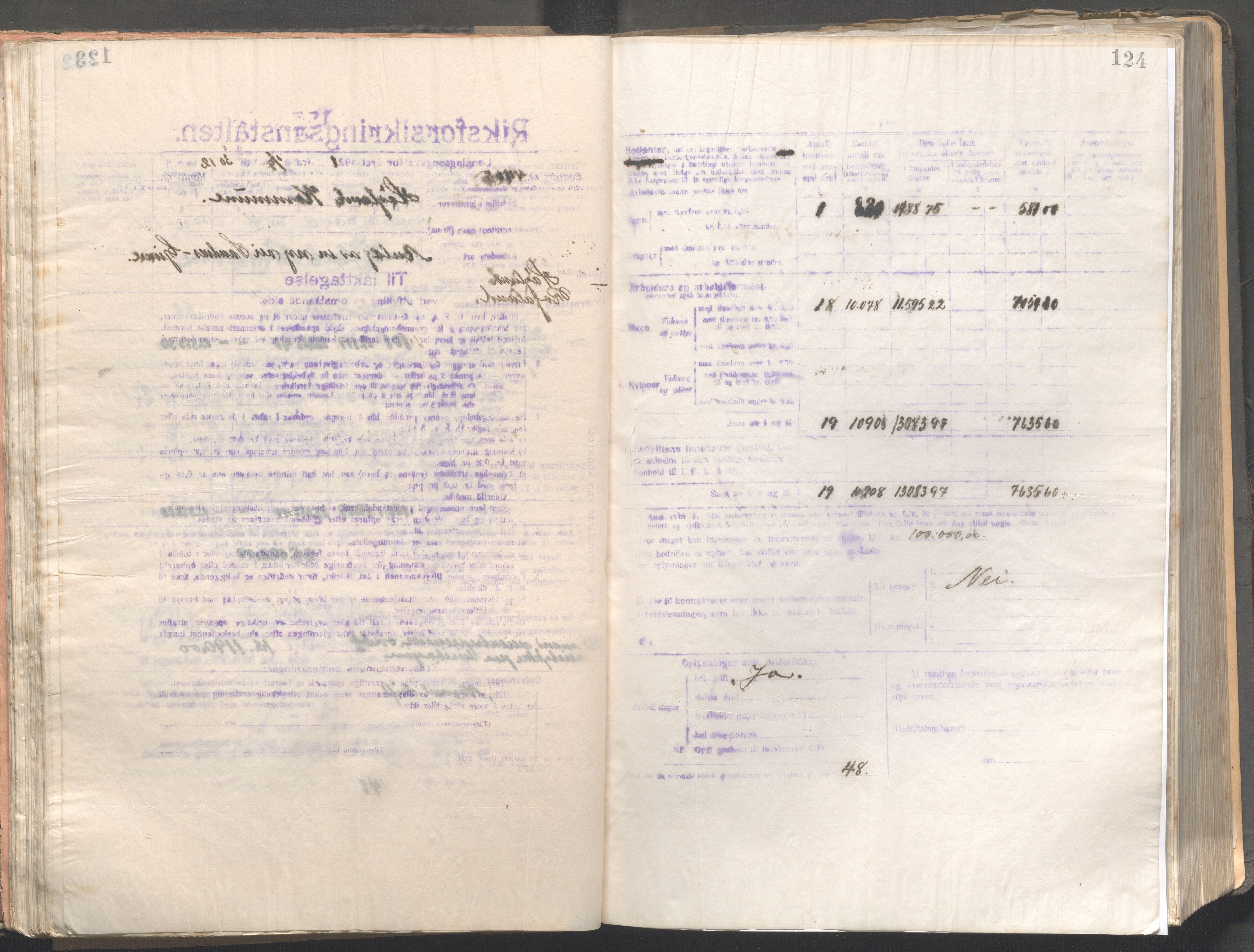 Høyland kommune - Formannskapet, IKAR/K-100046/B/L0004: Kopibok, 1916-1917, s. 124