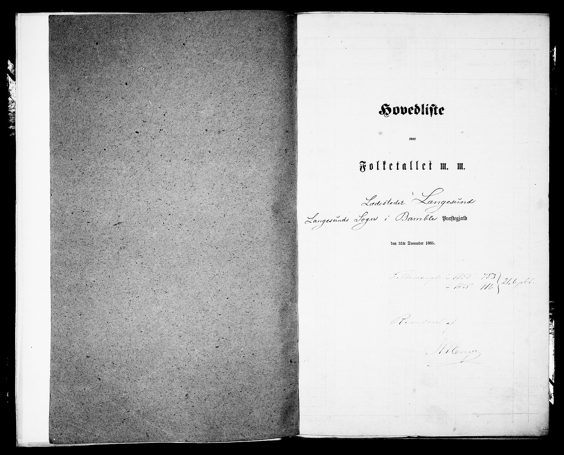 RA, Folketelling 1865 for 0814P Bamble prestegjeld, 1865, s. 188