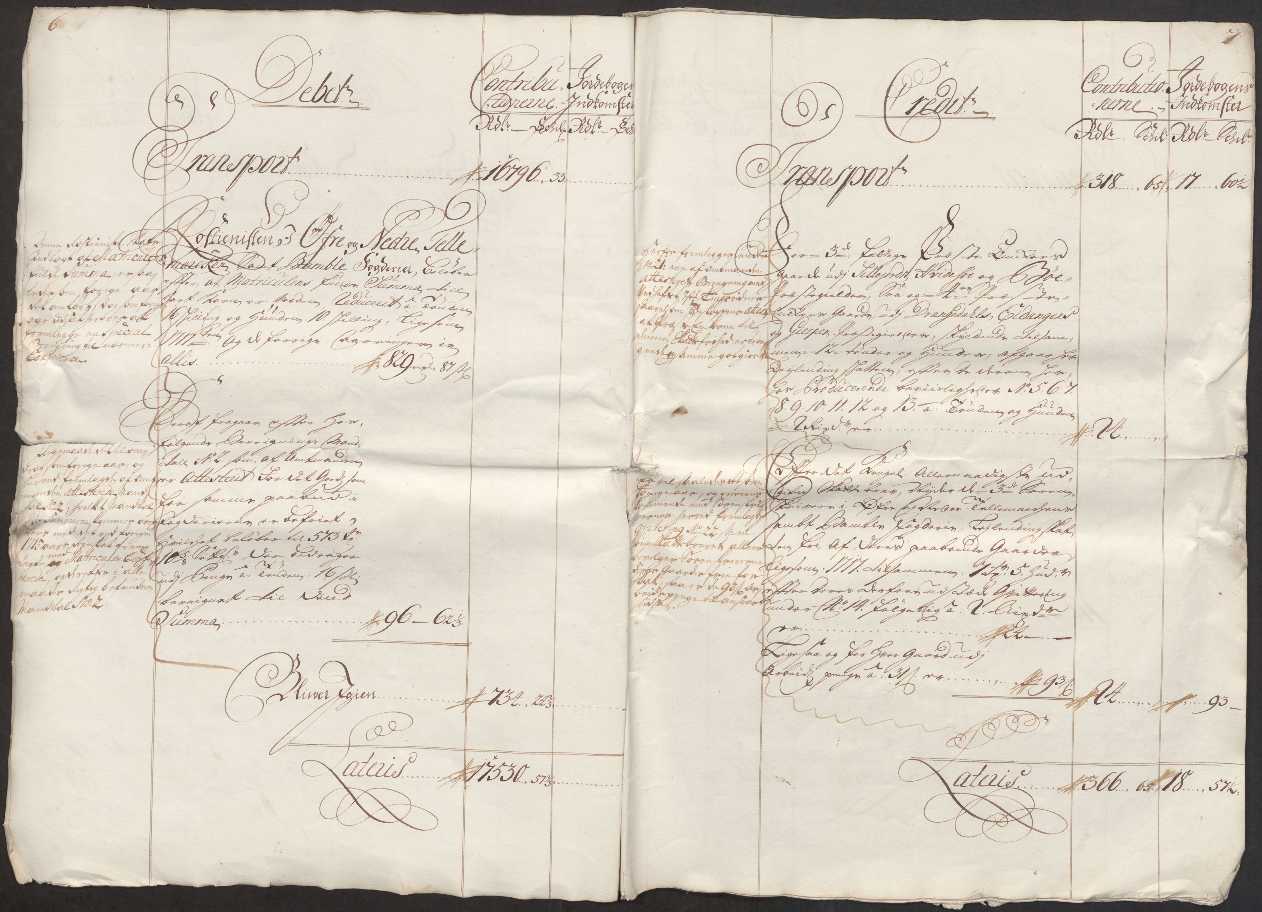 Rentekammeret inntil 1814, Reviderte regnskaper, Fogderegnskap, AV/RA-EA-4092/R36/L2130: Fogderegnskap Øvre og Nedre Telemark og Bamble, 1718, s. 7