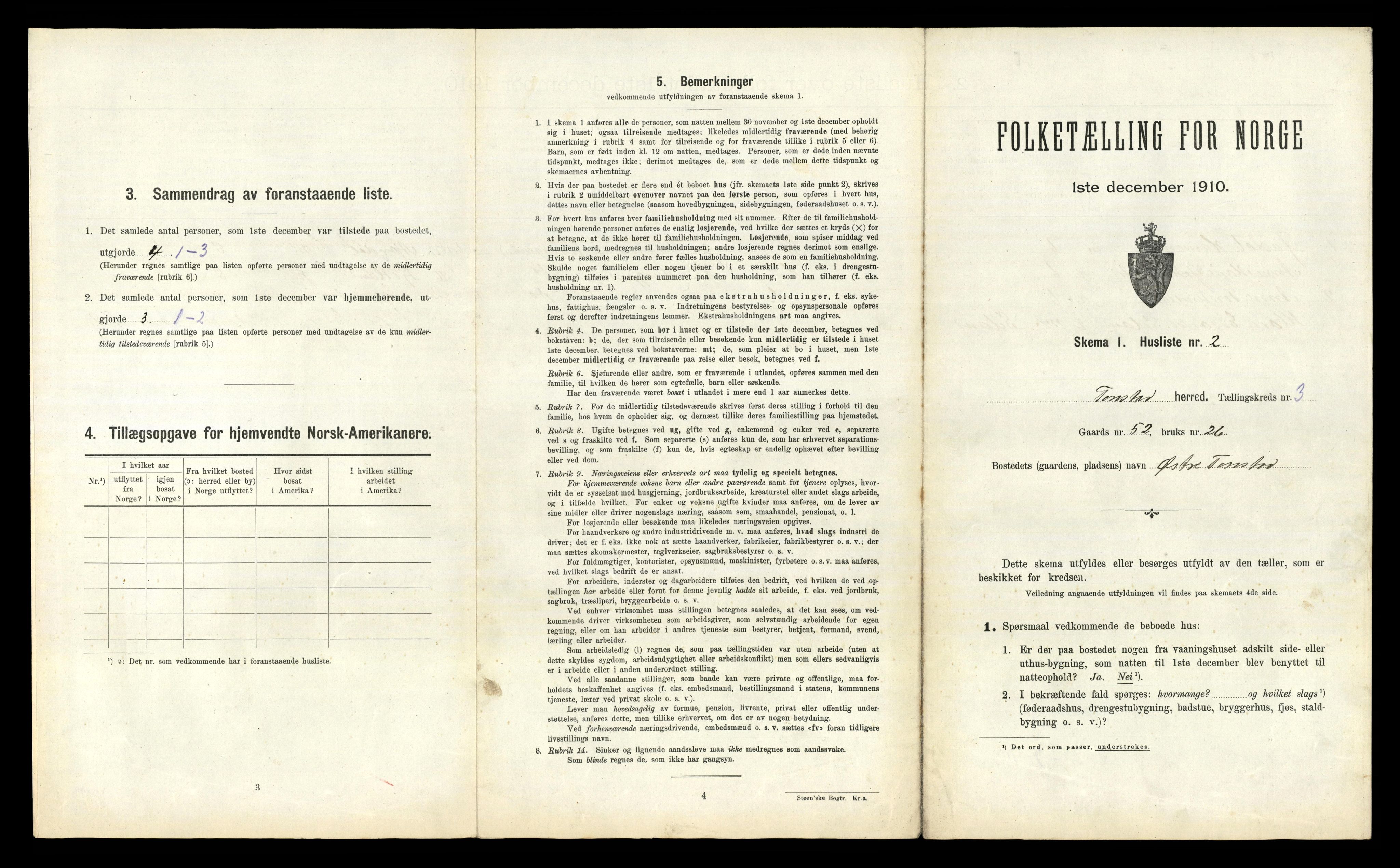 RA, Folketelling 1910 for 1046 Tonstad herred, 1910, s. 96