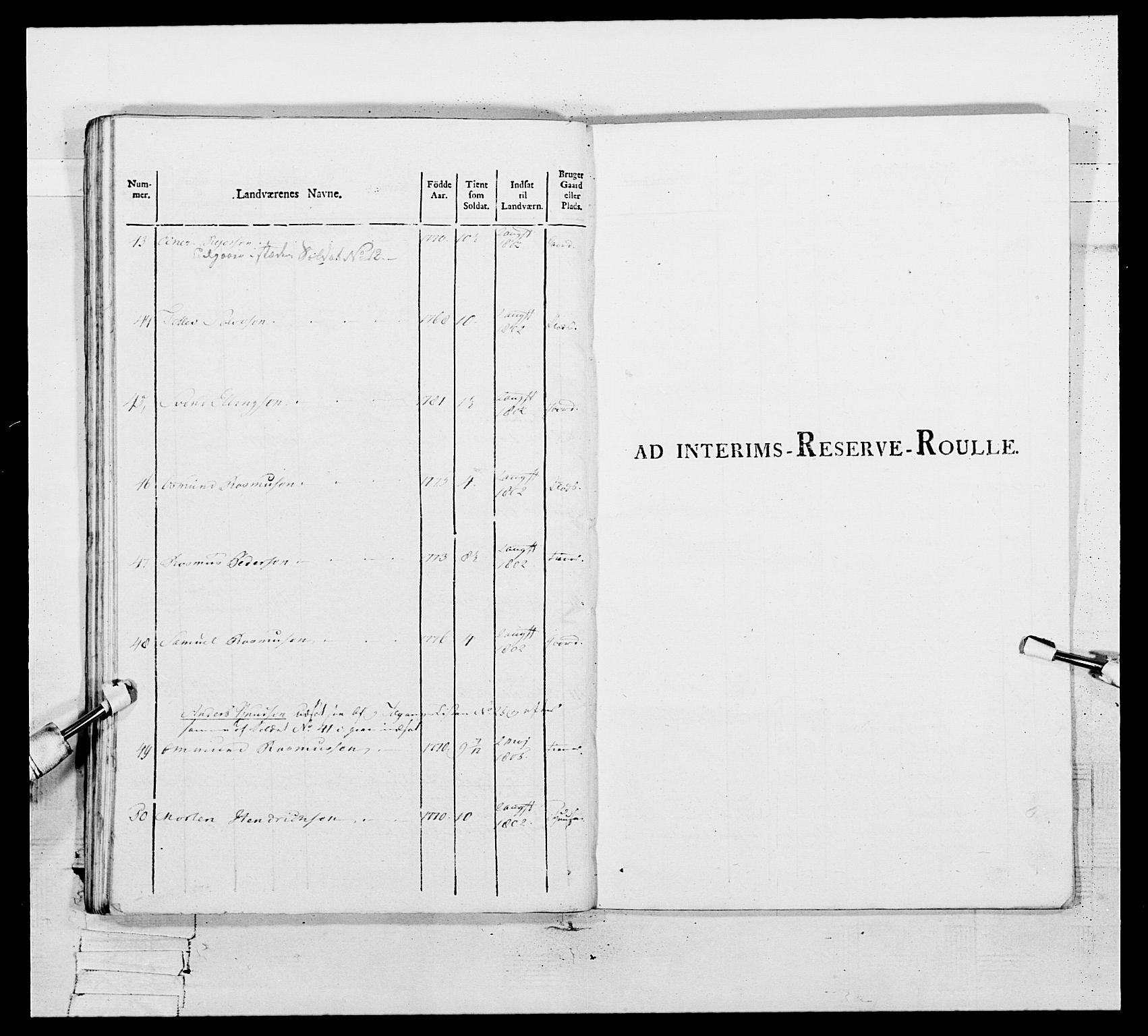 Generalitets- og kommissariatskollegiet, Det kongelige norske kommissariatskollegium, AV/RA-EA-5420/E/Eh/L0109: Vesterlenske nasjonale infanteriregiment, 1806, s. 209