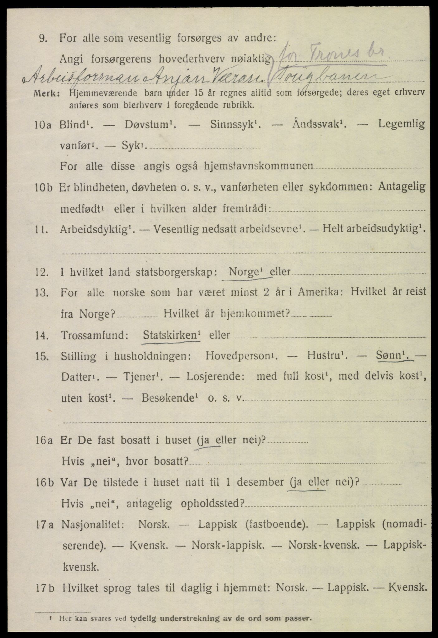 SAT, Folketelling 1920 for 1721 Verdal herred, 1920, s. 13440