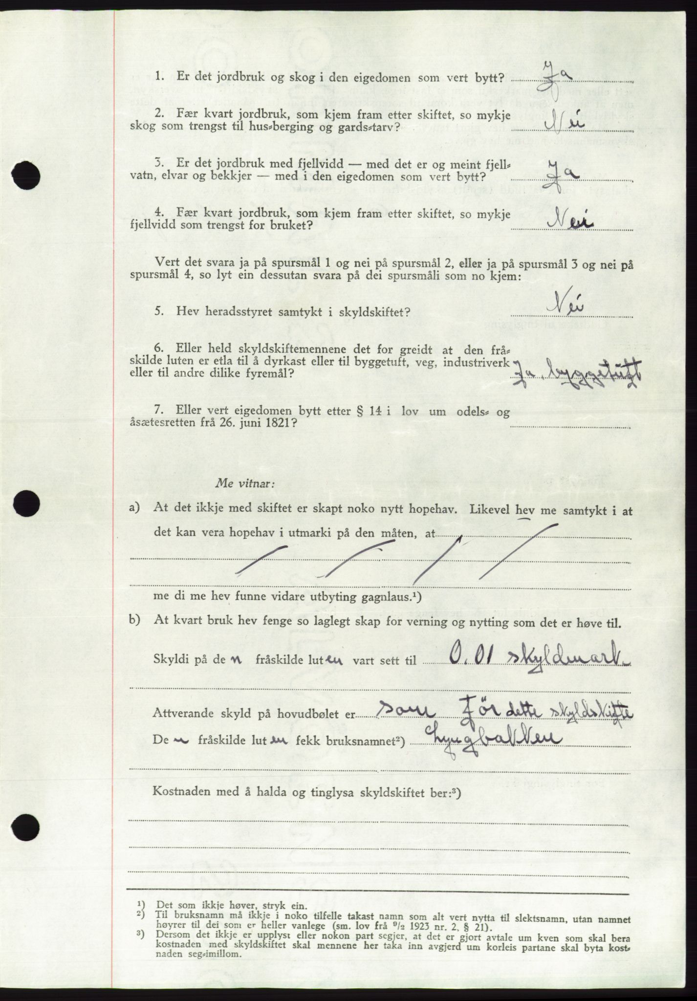Søre Sunnmøre sorenskriveri, AV/SAT-A-4122/1/2/2C/L0090: Pantebok nr. 16A, 1951-1951, Dagboknr: 1782/1951