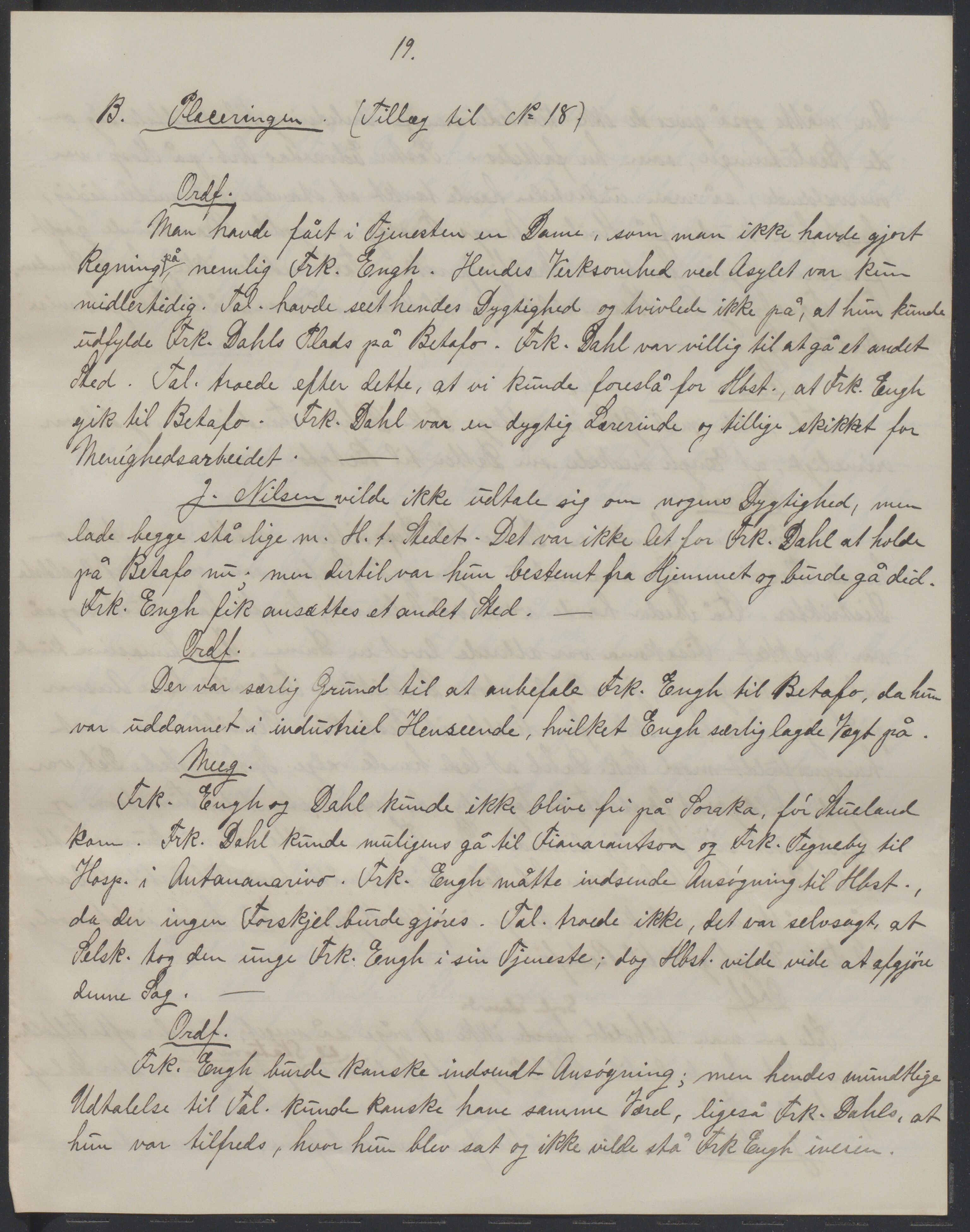 Det Norske Misjonsselskap - hovedadministrasjonen, VID/MA-A-1045/D/Da/Daa/L0038/0001: Konferansereferat og årsberetninger / Konferansereferat fra Madagaskar Innland., 1890
