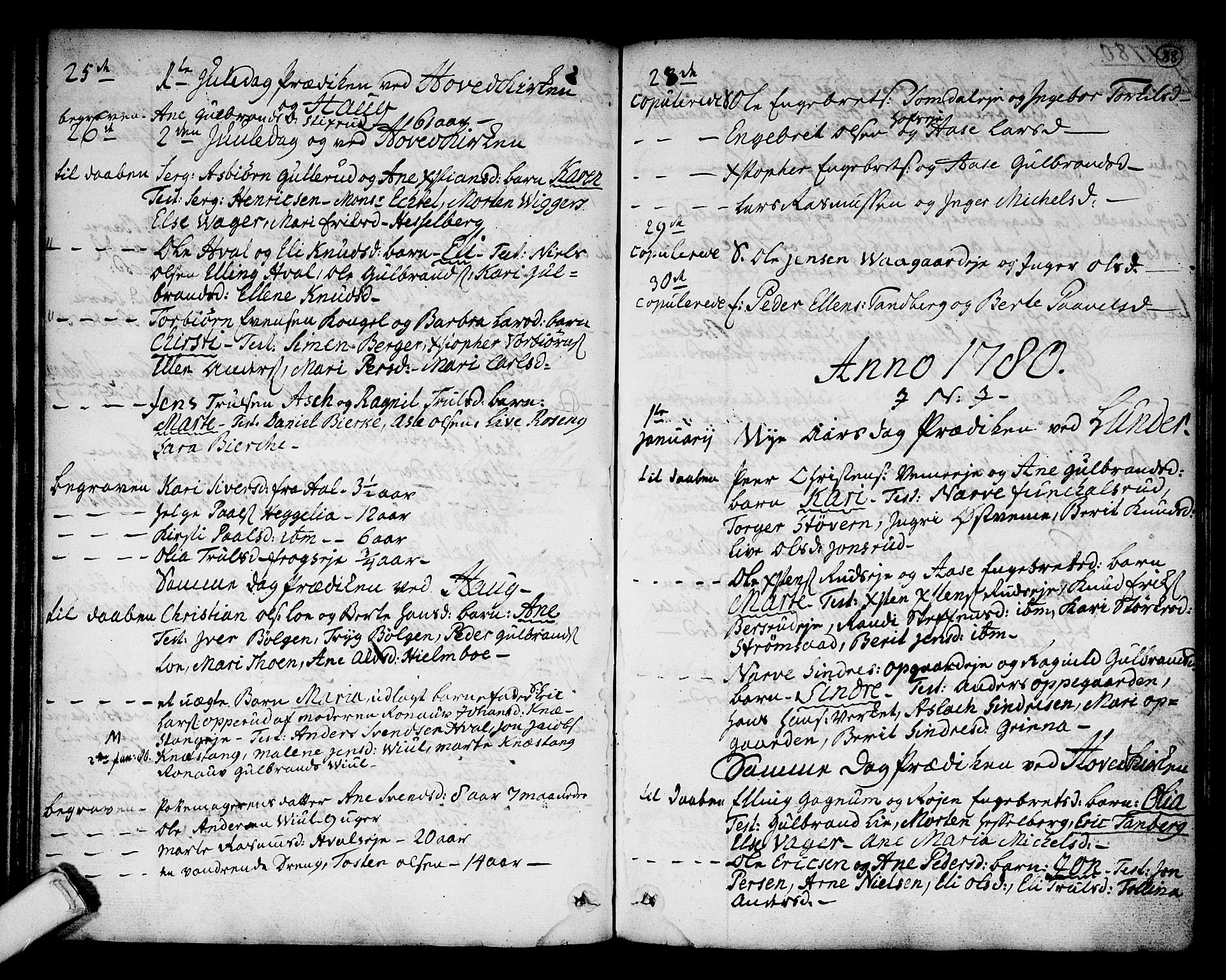 Norderhov kirkebøker, SAKO/A-237/F/Fa/L0005: Ministerialbok nr. 5, 1775-1789, s. 88