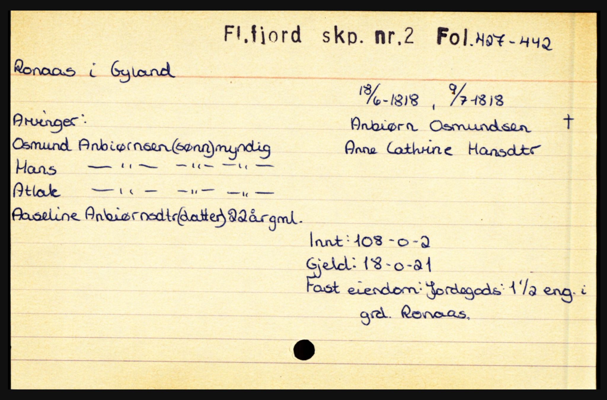 Flekkefjord sorenskriveri, AV/SAK-1221-0001/H, s. 1219