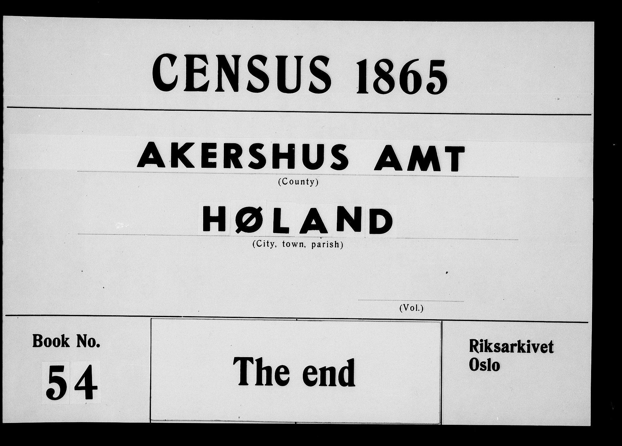 RA, Folketelling 1865 for 0221P Høland prestegjeld, 1865, s. 259