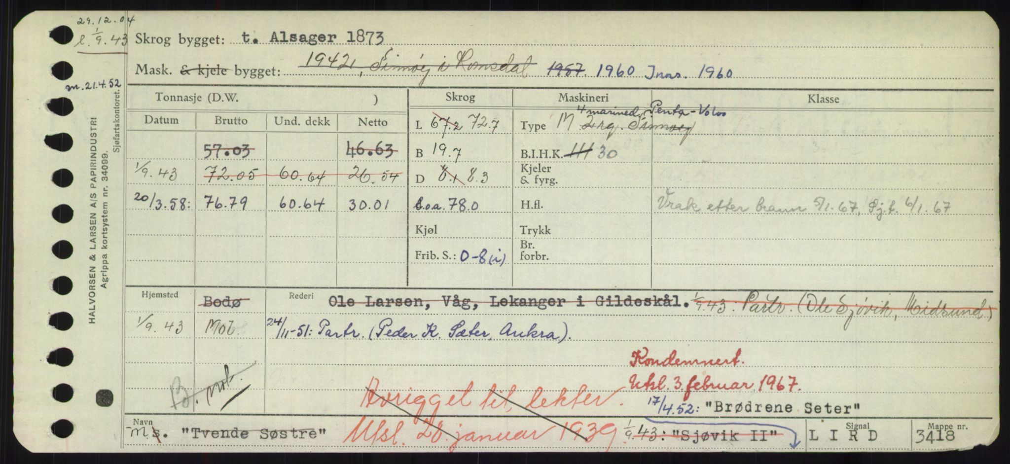 Sjøfartsdirektoratet med forløpere, Skipsmålingen, AV/RA-S-1627/H/Hd/L0005: Fartøy, Br-Byg, s. 497