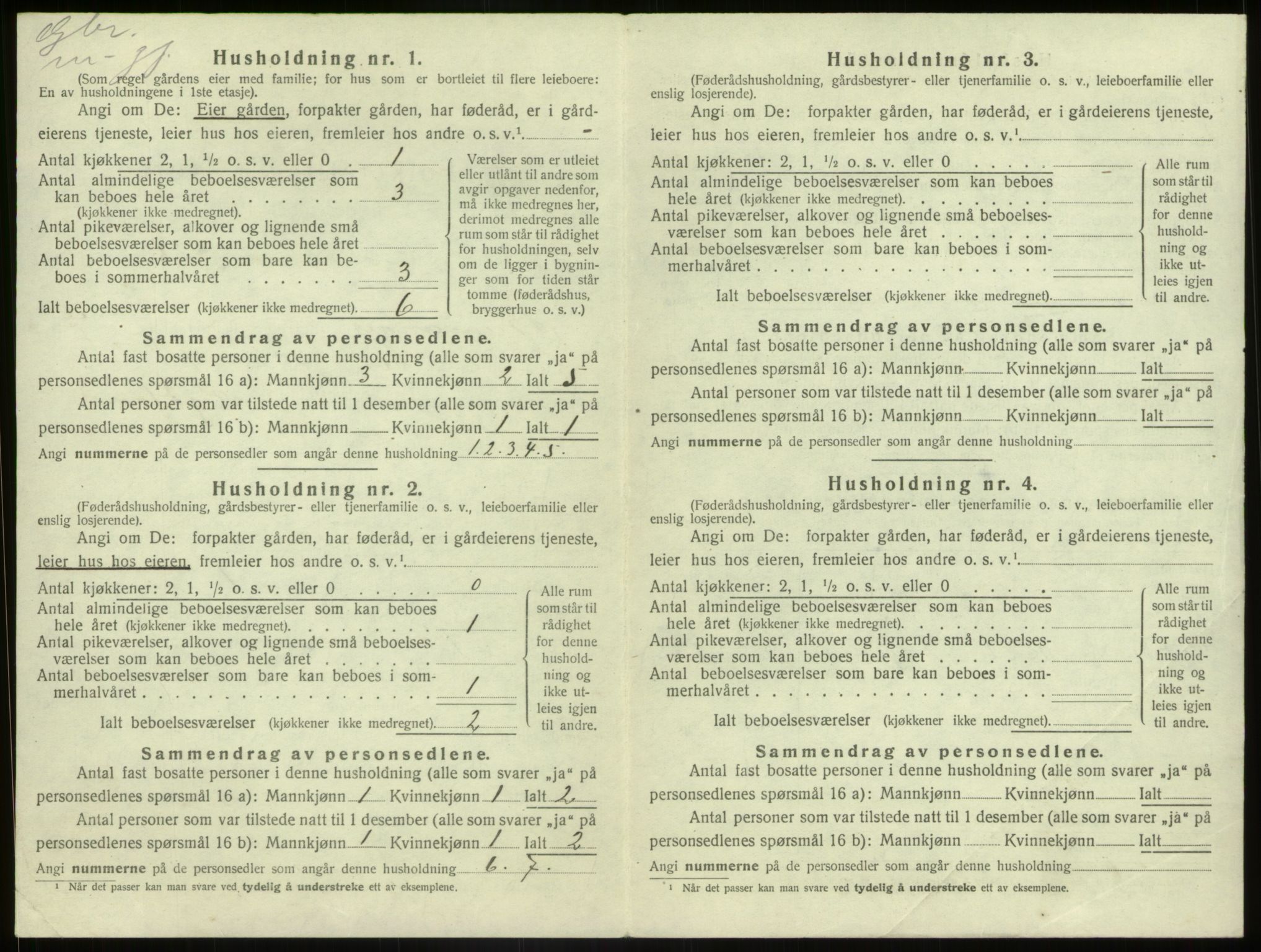 SAB, Folketelling 1920 for 1438 Bremanger herred, 1920, s. 620