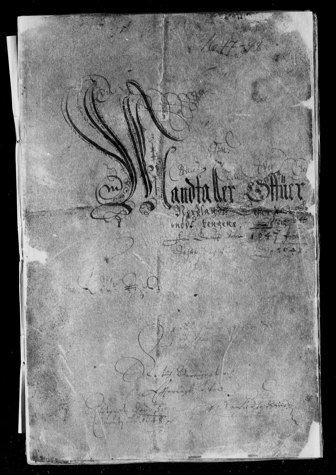 Rentekammeret inntil 1814, Reviderte regnskaper, Lensregnskaper, RA/EA-5023/R/Rb/Rbz/L0034: Nordlandenes len, 1646-1648