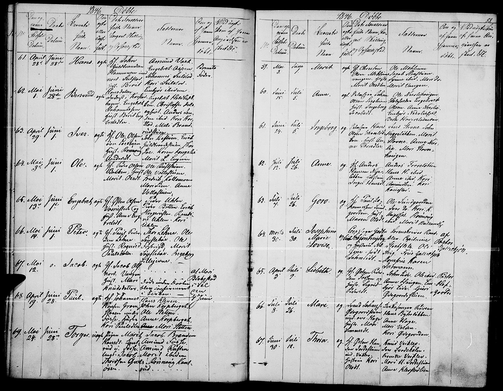 Fron prestekontor, AV/SAH-PREST-078/H/Ha/Haa/L0004: Ministerialbok nr. 4, 1839-1848, s. 88