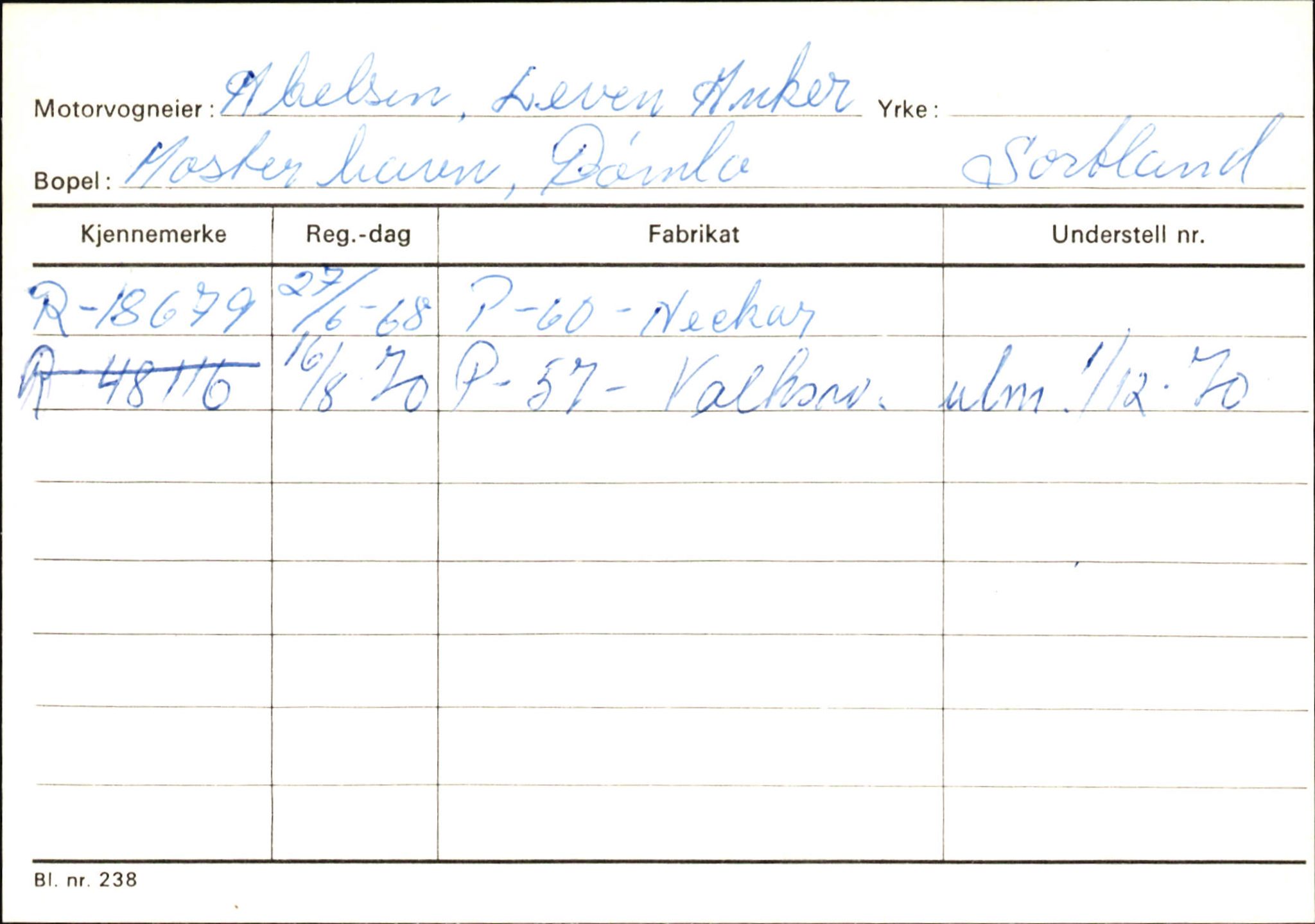 Statens vegvesen, Hordaland vegkontor, AV/SAB-A-5201/2/Ha/L0001: R-eierkort A, 1920-1971, s. 17