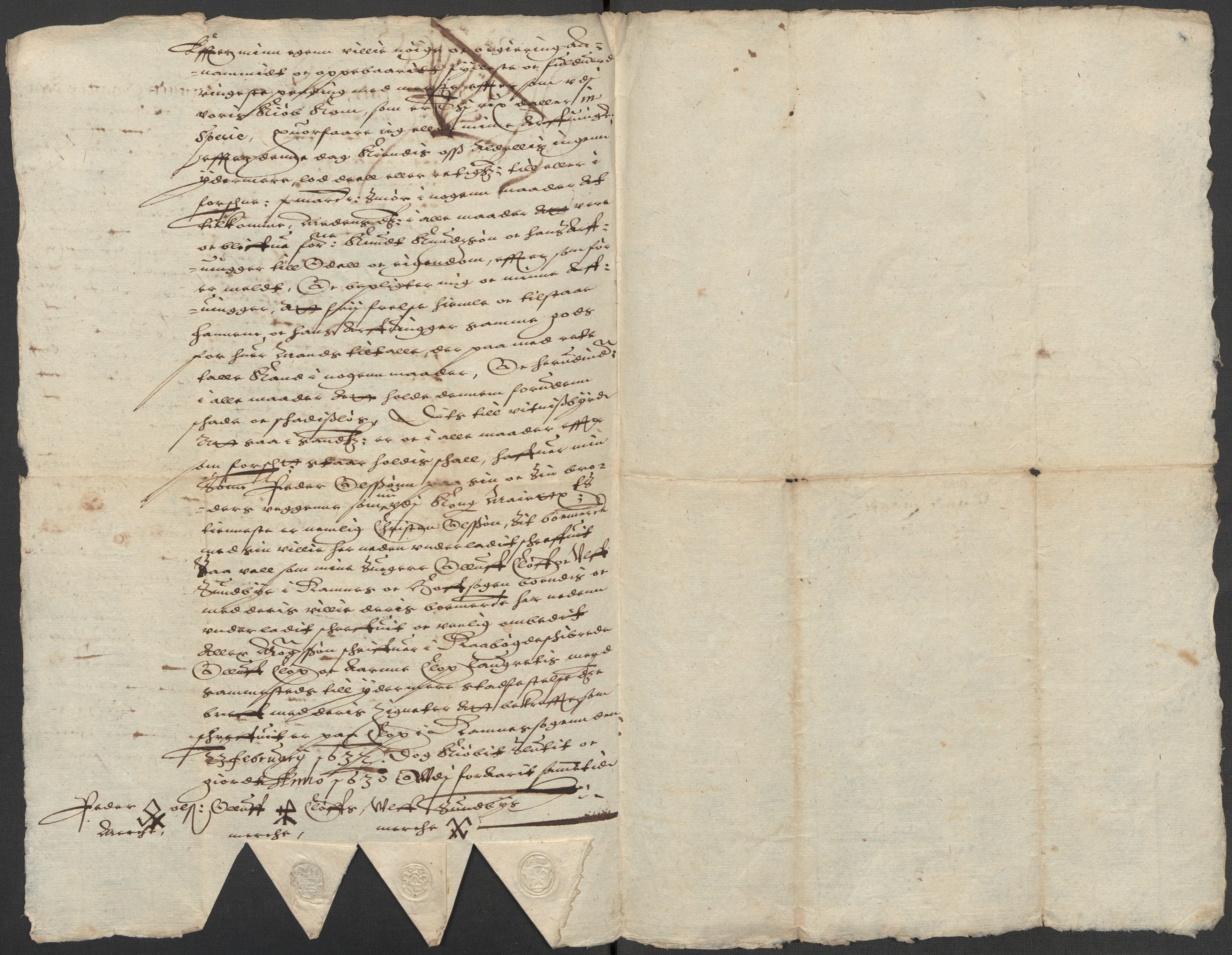 Riksarkivets diplomsamling, AV/RA-EA-5965/F15/L0024: Prestearkiv - Vestfold, 1619-1681, s. 61