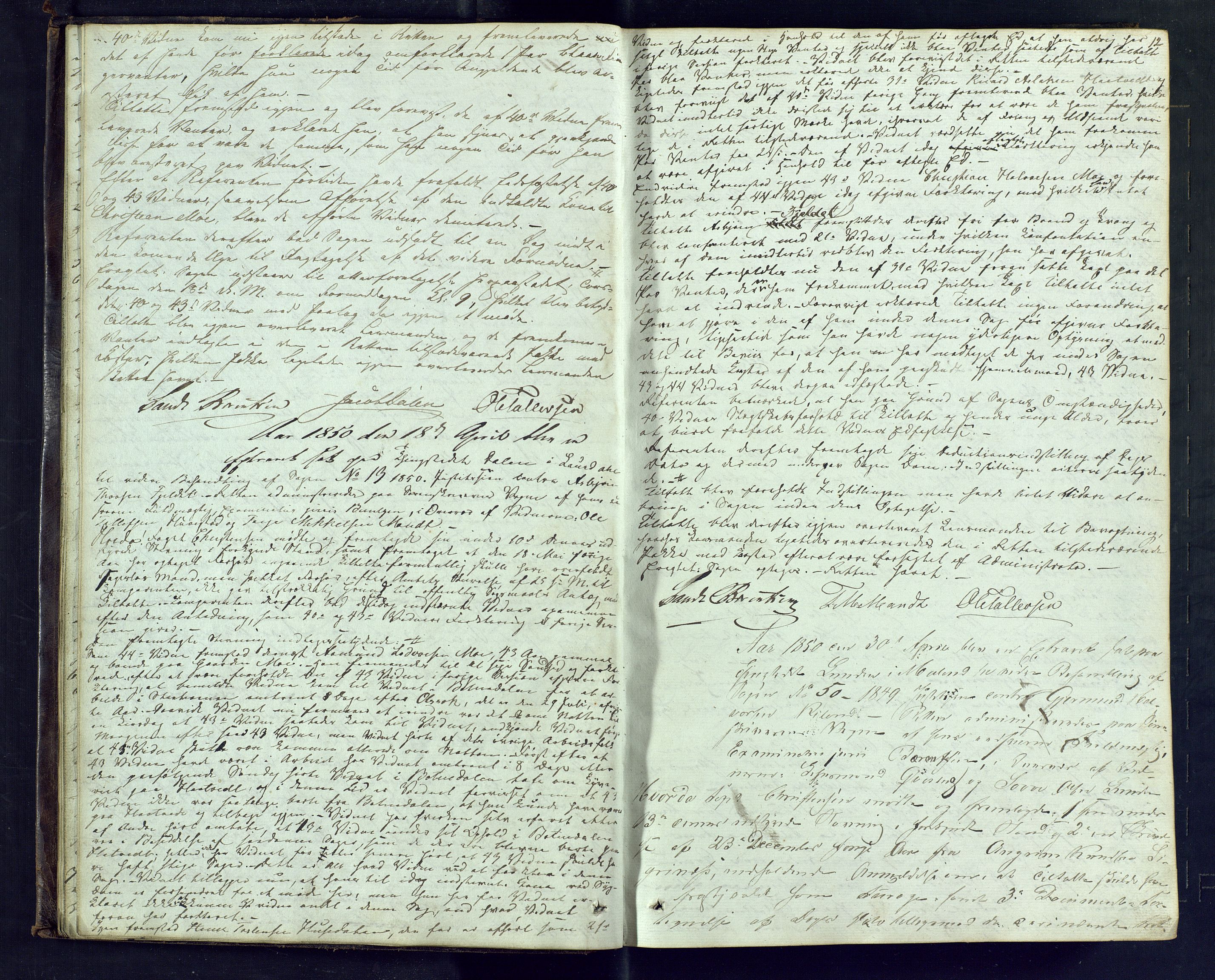 Vest-Telemark sorenskriveri, AV/SAKO-A-134/F/Fd/Fdb/L0005: Ekstrarettsprotokoll, 1850-1853, s. 12