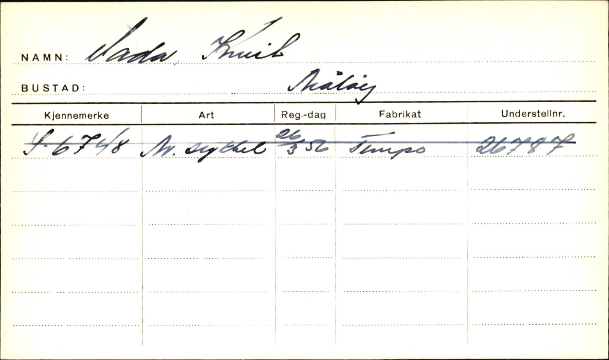 Statens vegvesen, Sogn og Fjordane vegkontor, AV/SAB-A-5301/4/F/L0002: Eigarregister Fjordane til 1.6.1961, 1930-1961, s. 348